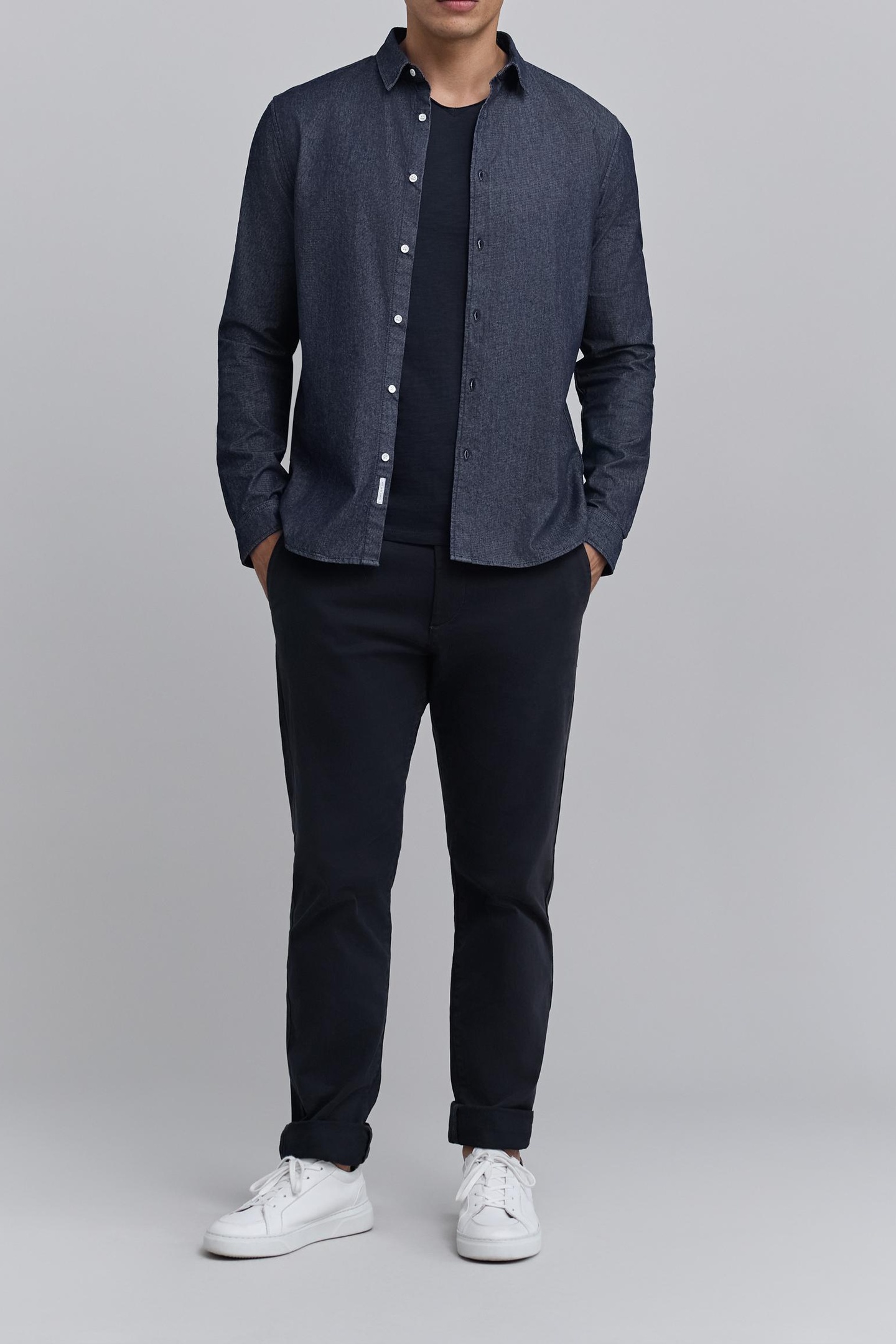 RAW DENIM WATERLESS REGULAR SHIRT 2