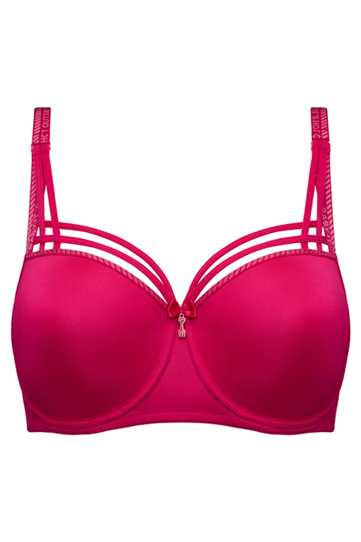 DAME DE PARIS AZALEA RED BALCONY BRA 2