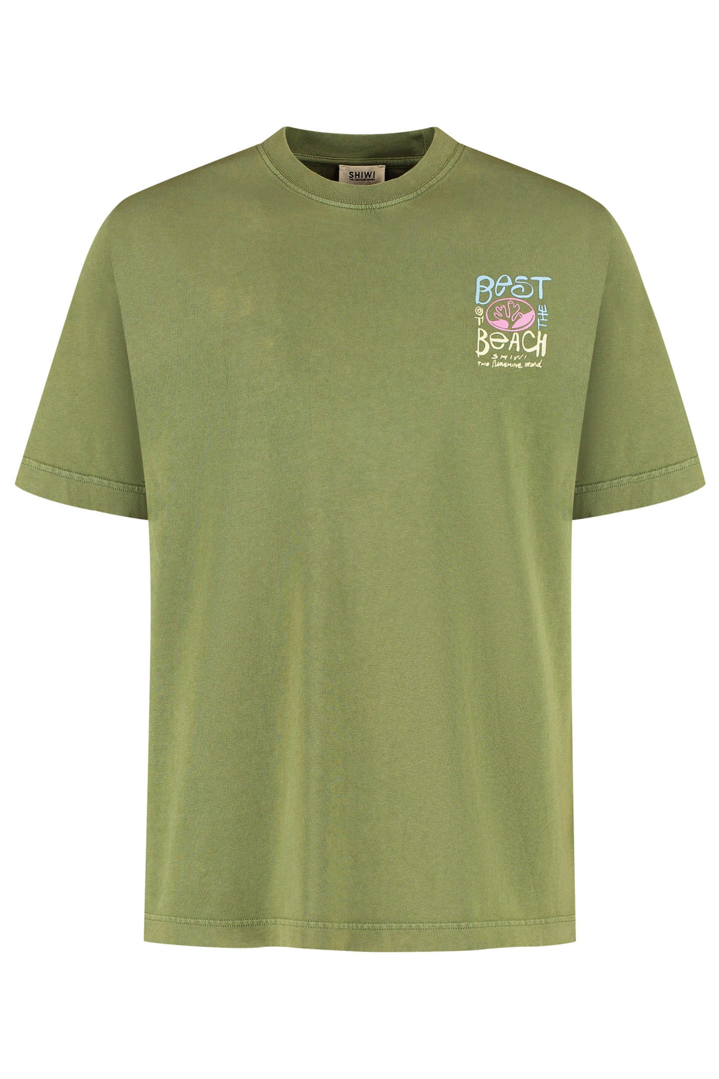 FINN RELAXED T-SHIRT BEST OF THE BEACH GREEN FERN 9