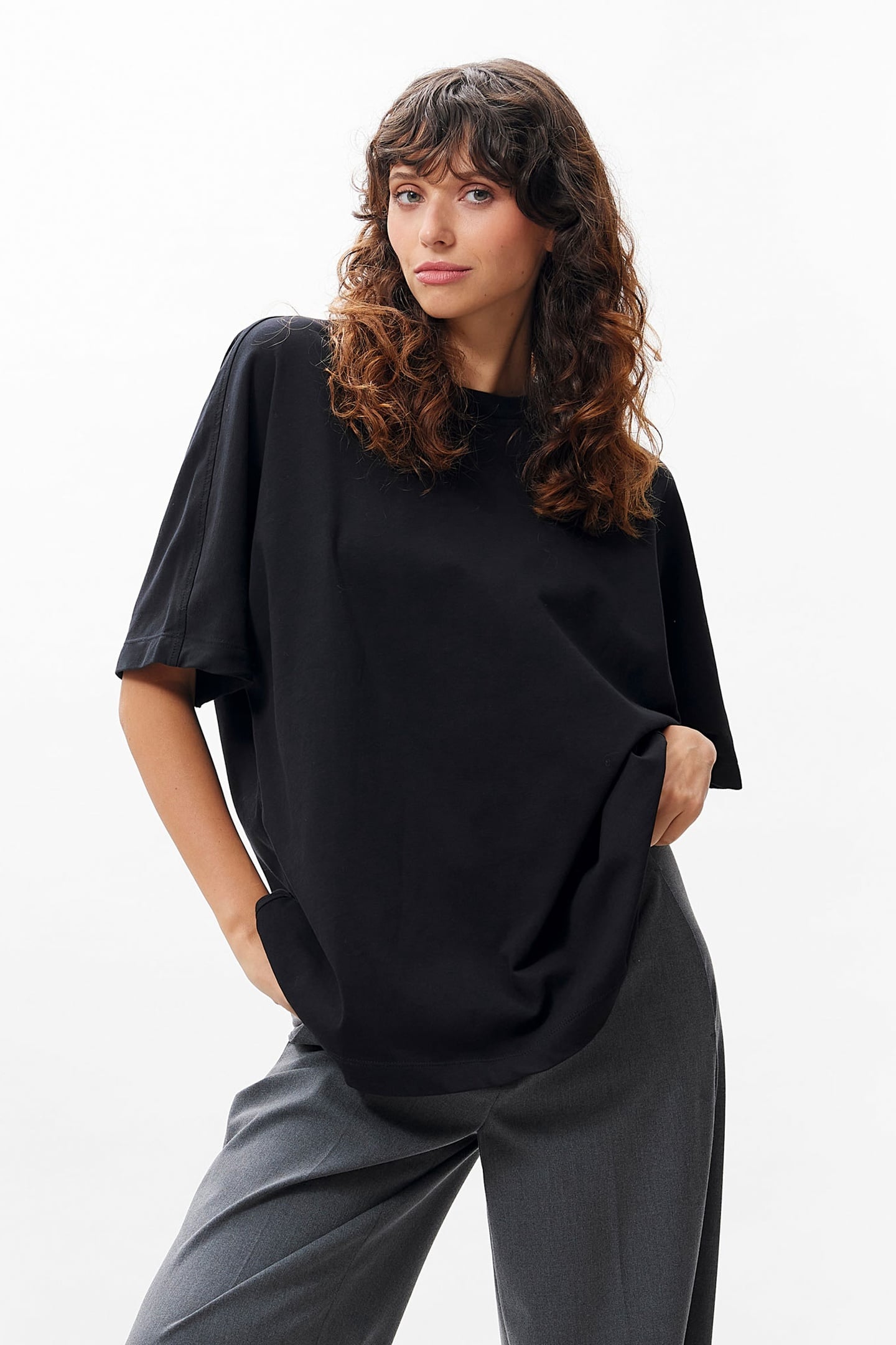 OVERSIZED TSHIRT WASHED BLACK 2