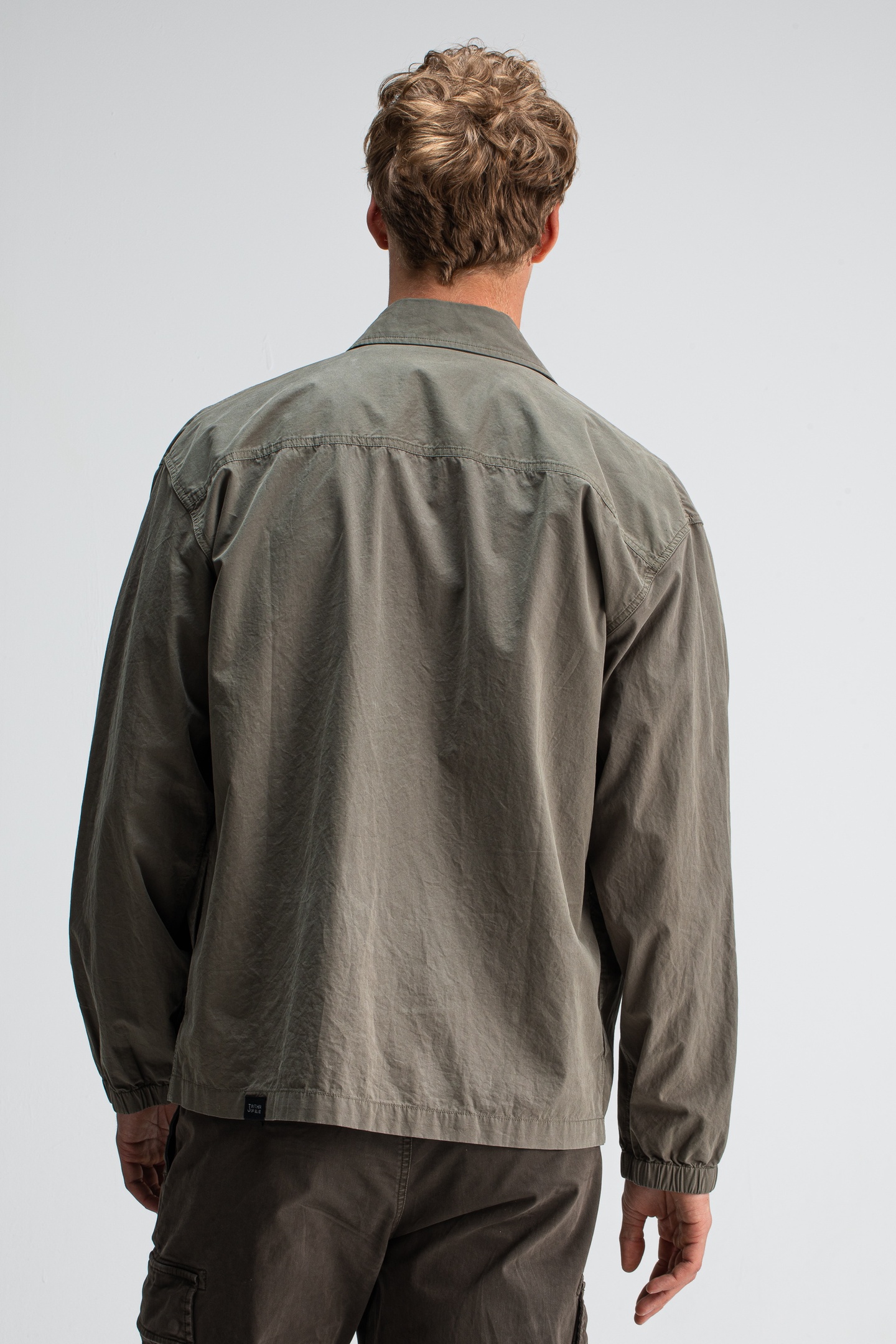 DAN COTTON OVERSHIRT DK. GRANITE GREEN 2
