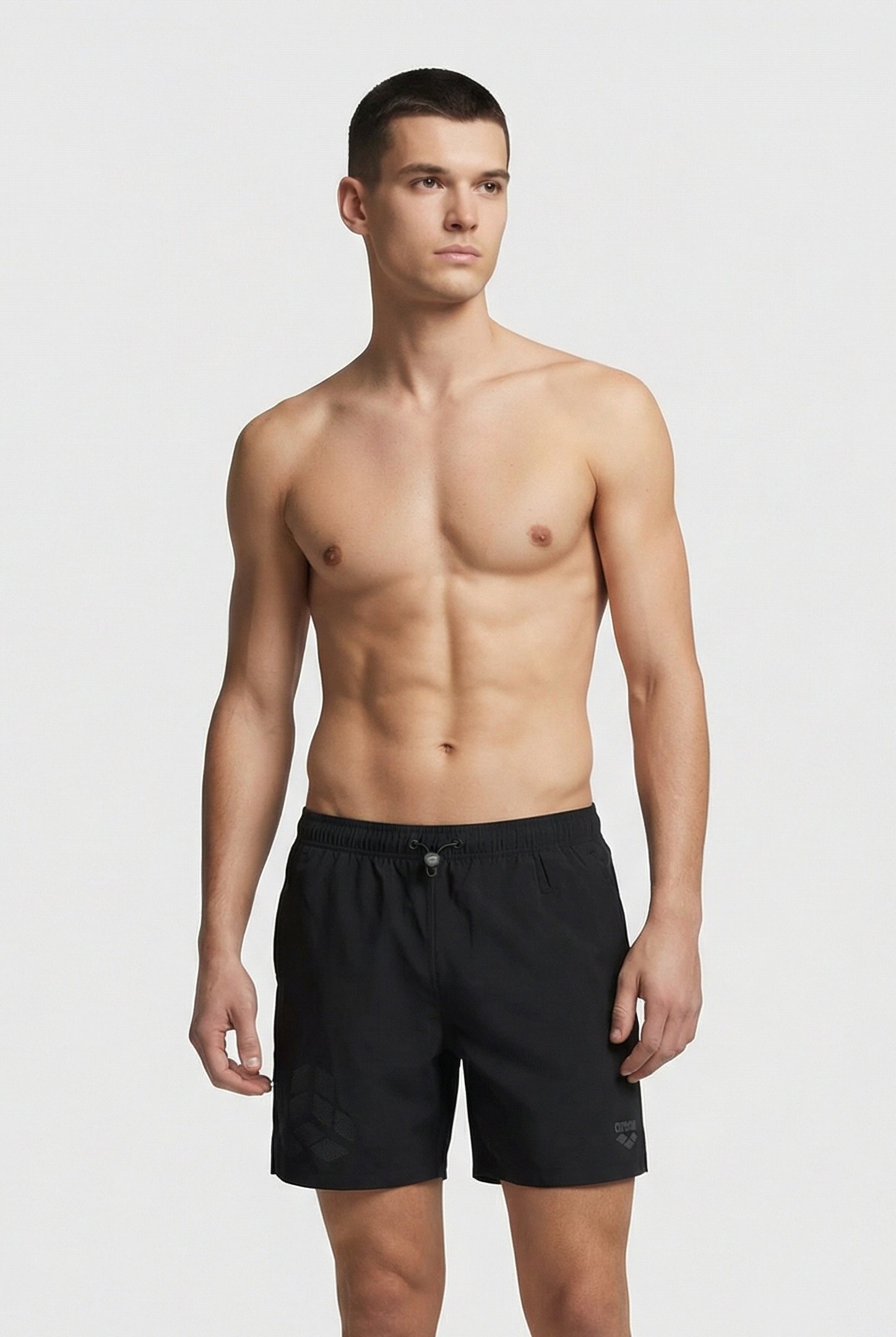 MEN'S ARENA EVO BEACH BOXER LOGO BLACK by Arena