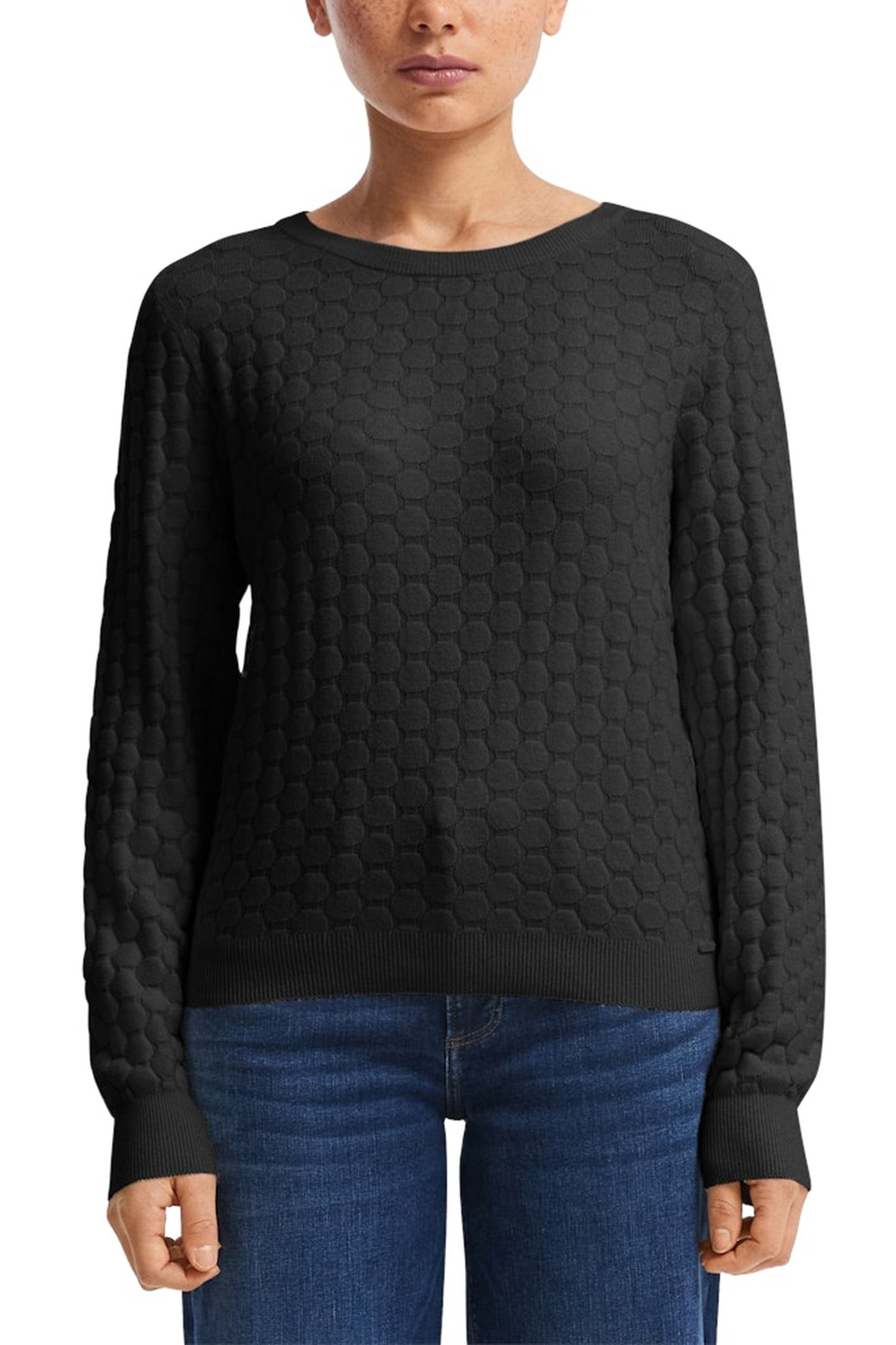 S.OLIVER-QS PULLOVER BLACK 1