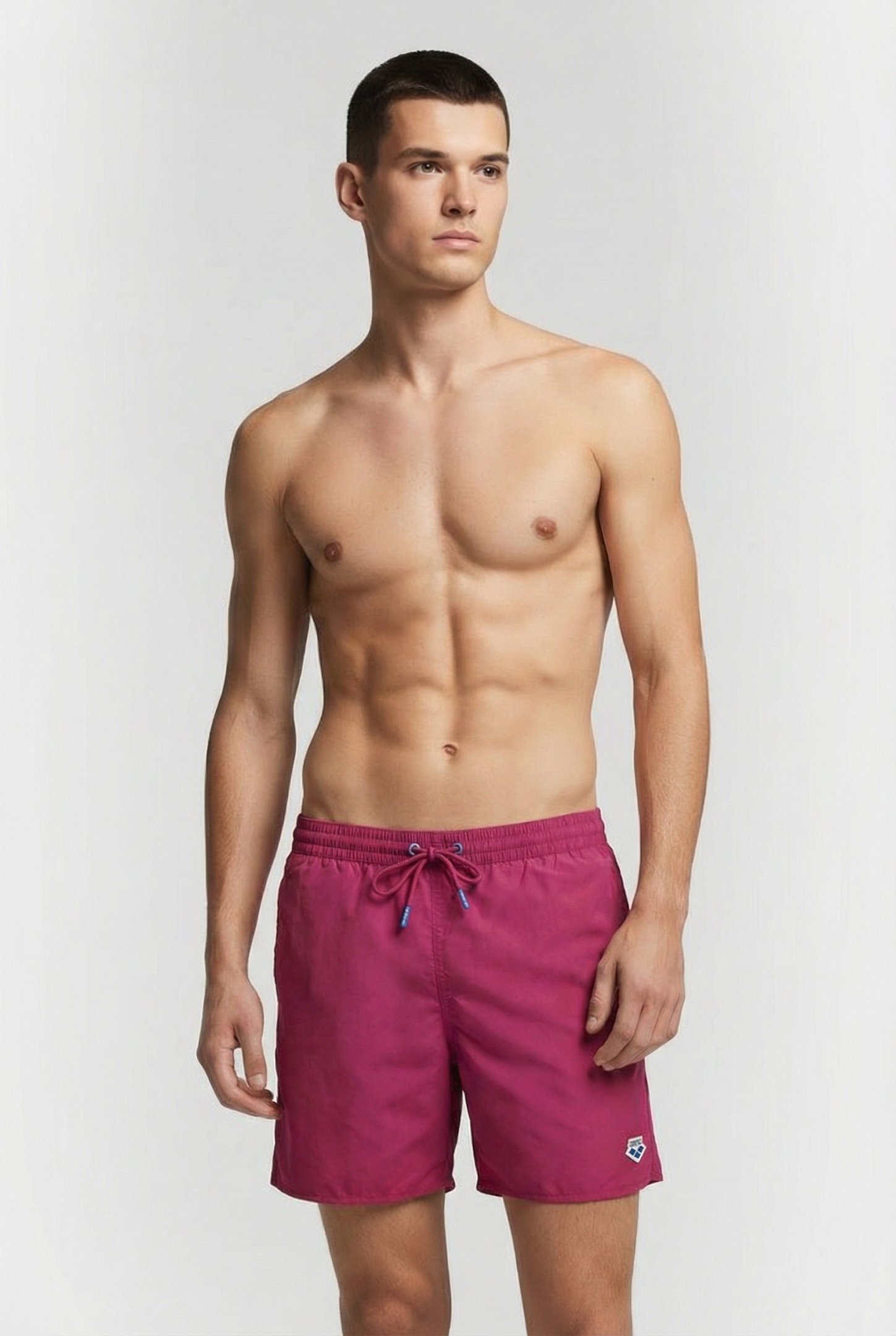 MEN'S ARENA ICONS SOLID BOXER RED FANDANGO by Arena