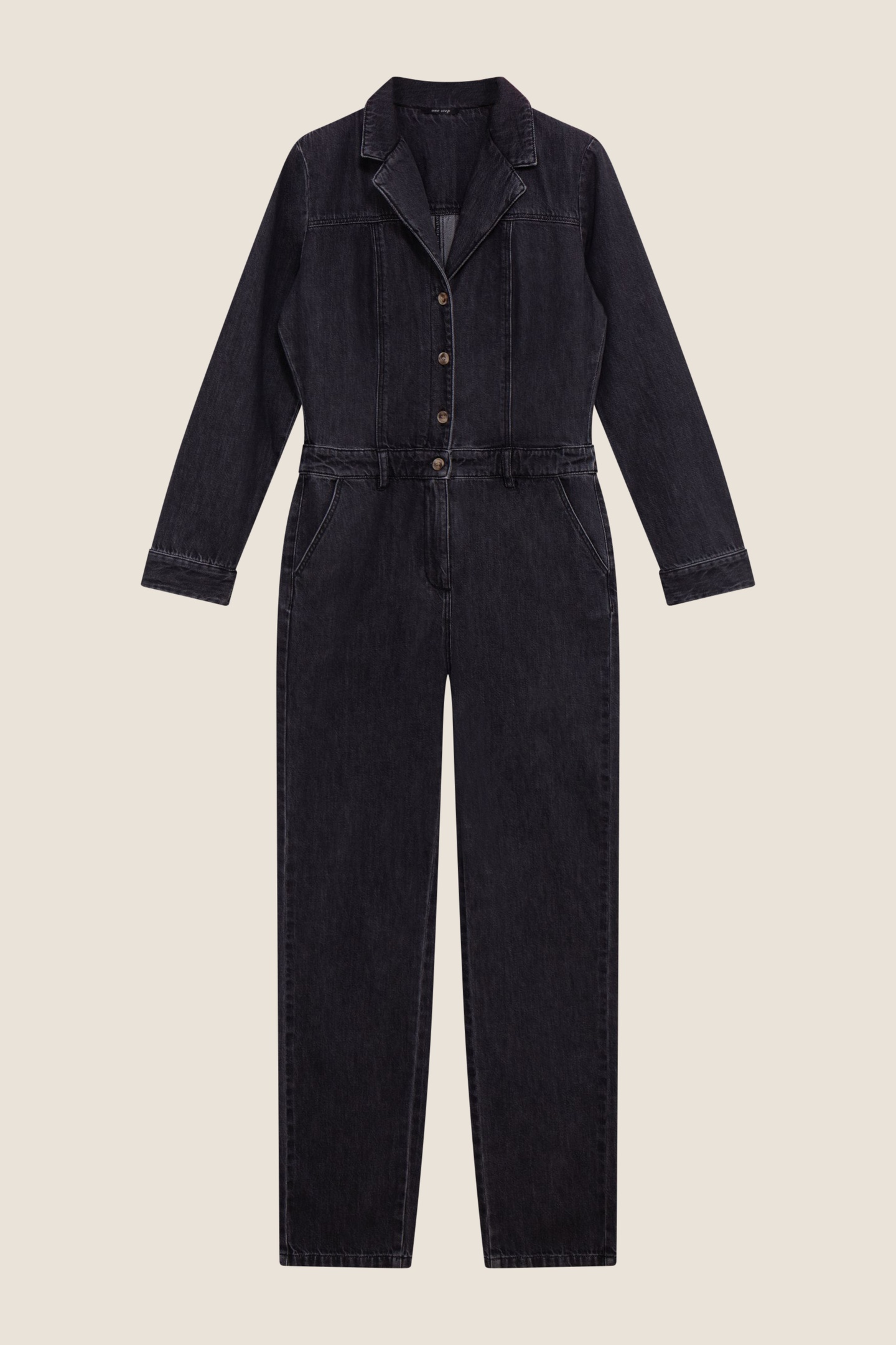 RONIN - WATERLESS GREY DENIM JUMPSUIT 4