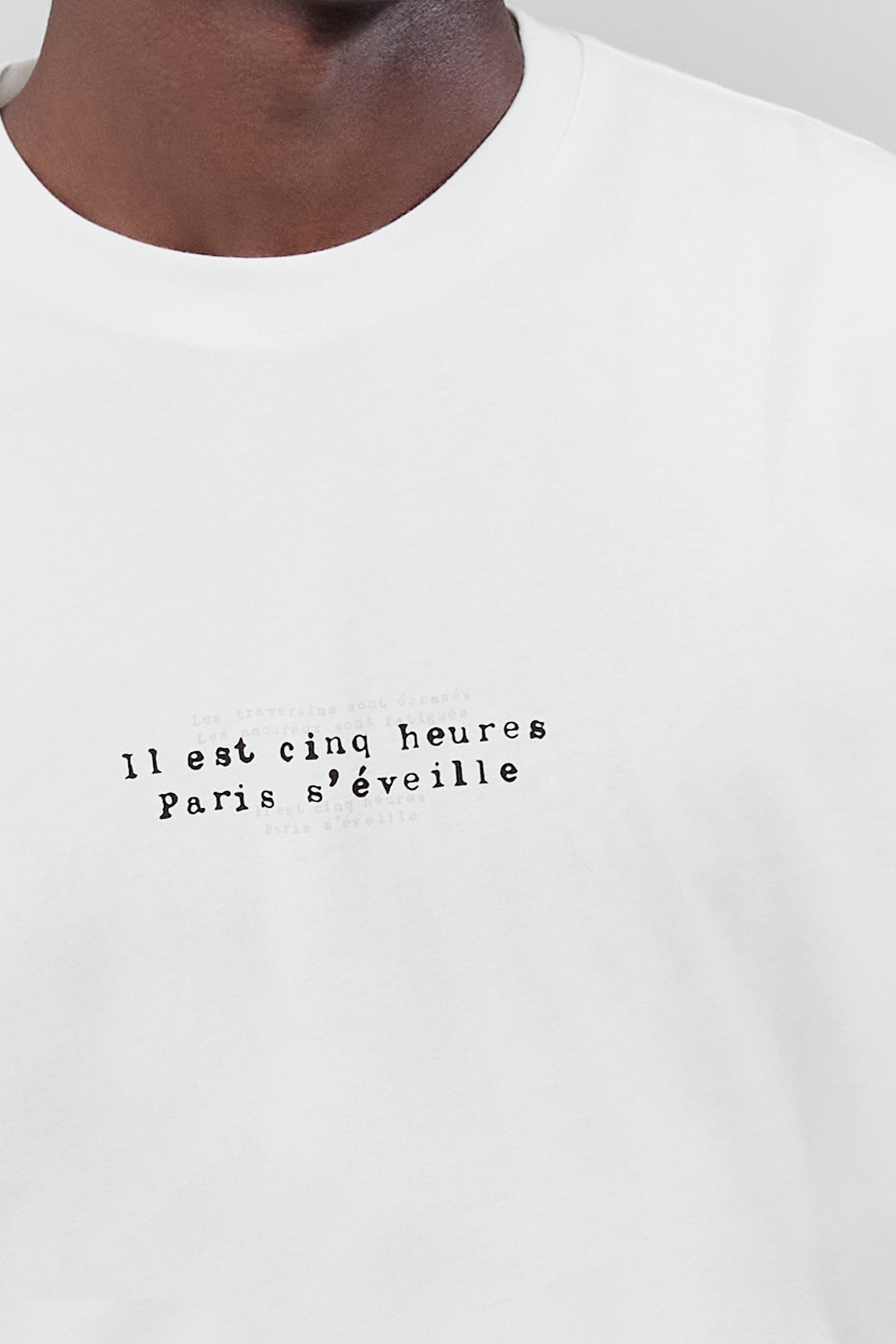 WHITE ORGANIC COTTON T-SHIRT 5