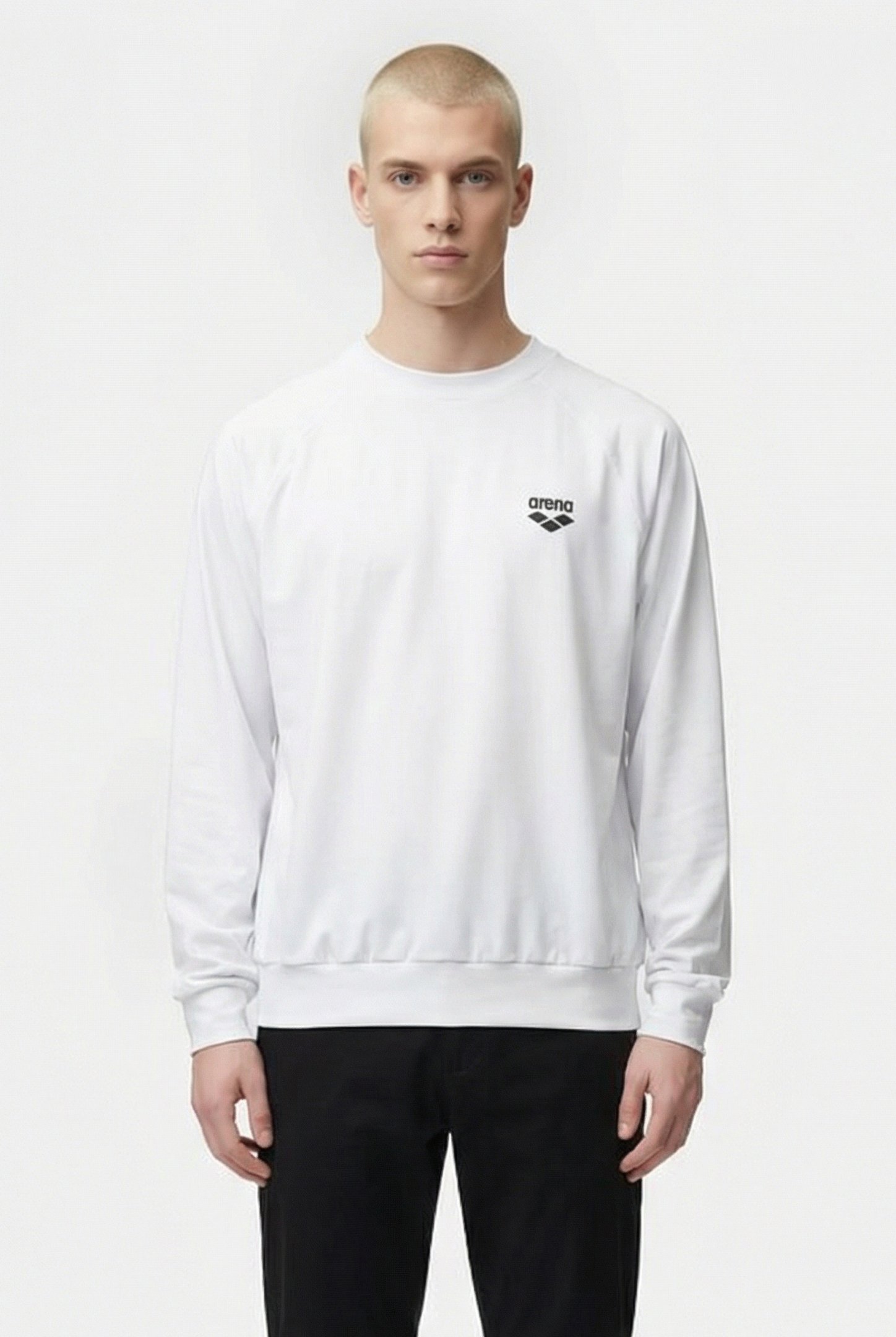 MEN'S CREW SWEAT MPH WHITE by Arena