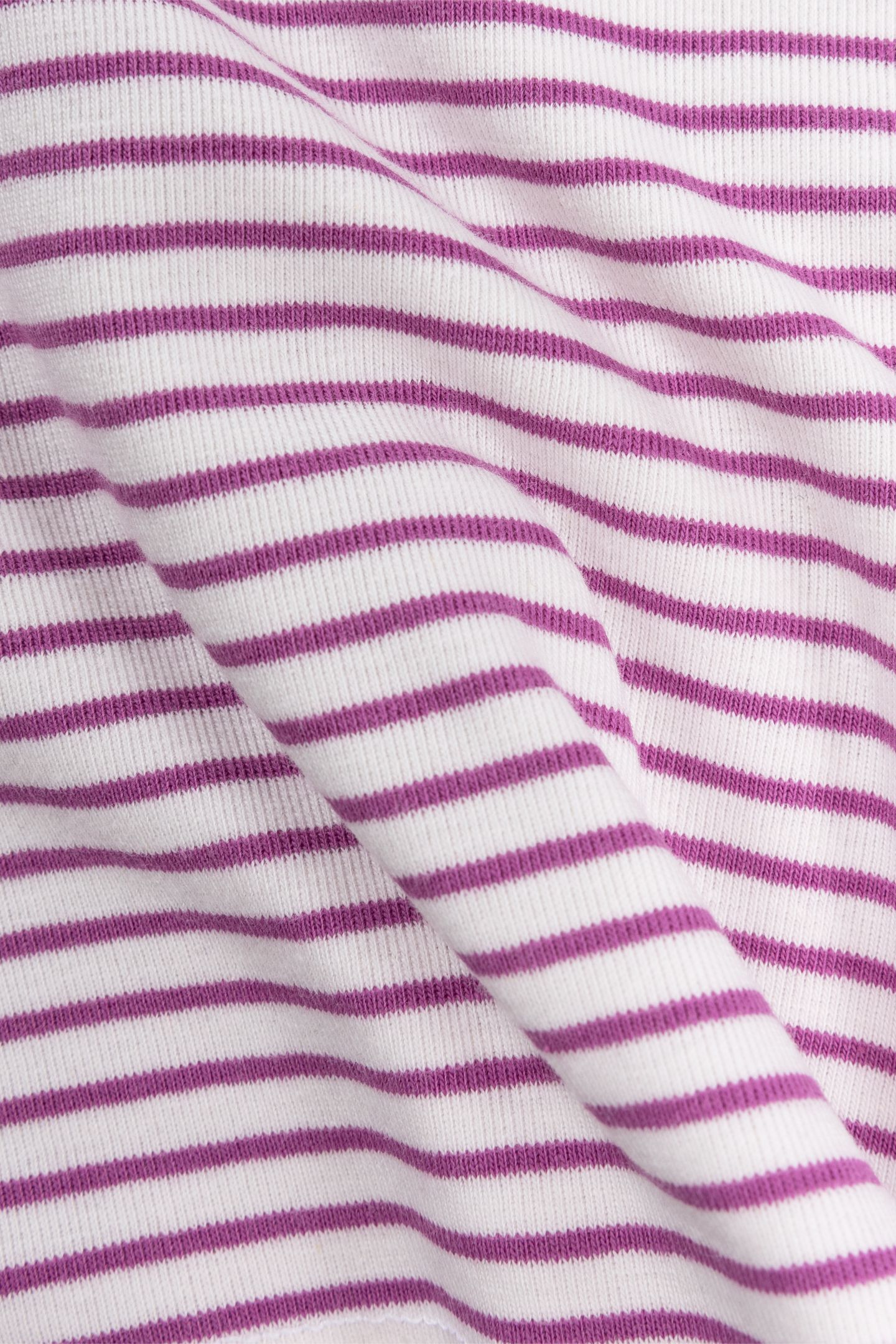 WHITE T-SHIRT WITH LIGHT PURPLE STRIPES 6