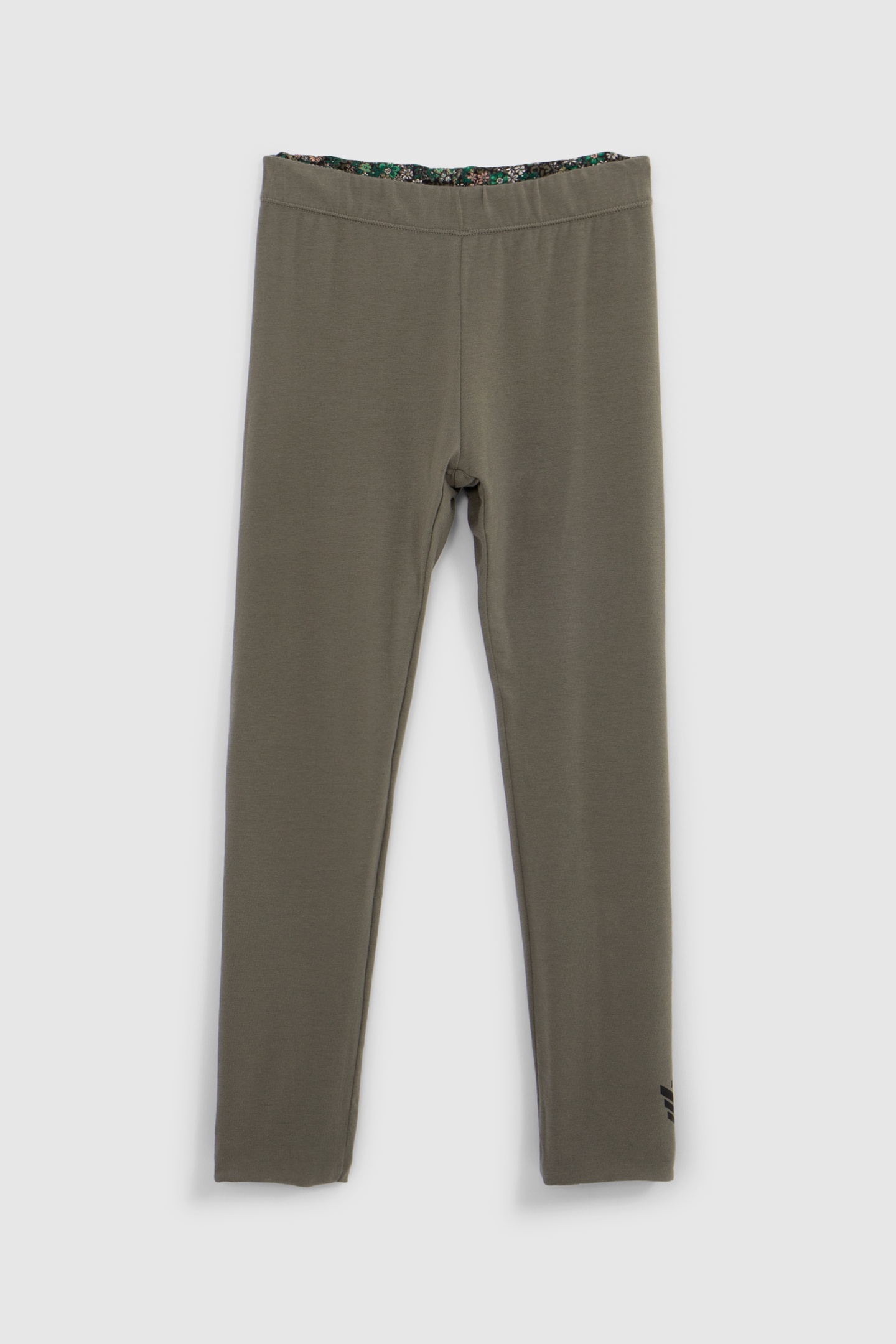 REVERSIBLE LEO-FLORAL AND KHAKI PRINT LEGGINGS FOR GIRLS 2