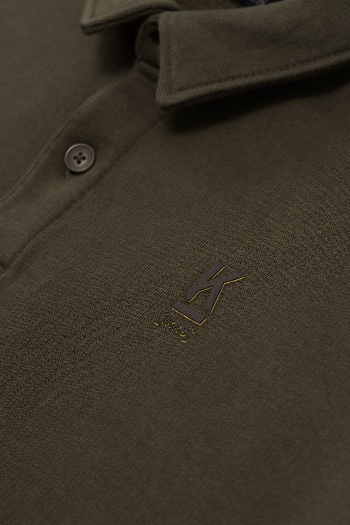 BOY'S KHAKI SWEATSHIRT WITH XL SLOGAN EMBROIDERED ON BACK 5