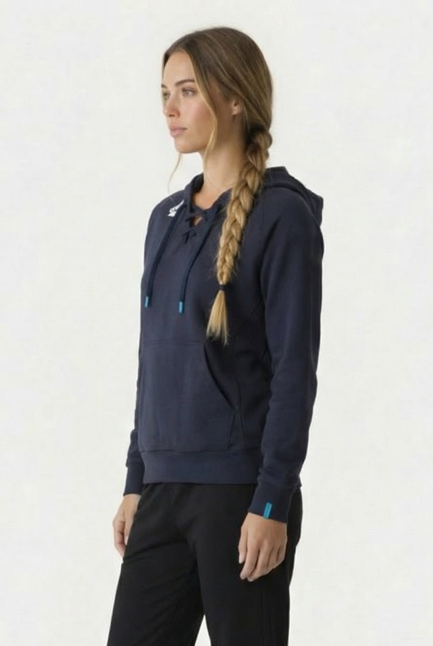 UNISEX TEAM HOODED SWEAT LACED NAVY-LACE 6