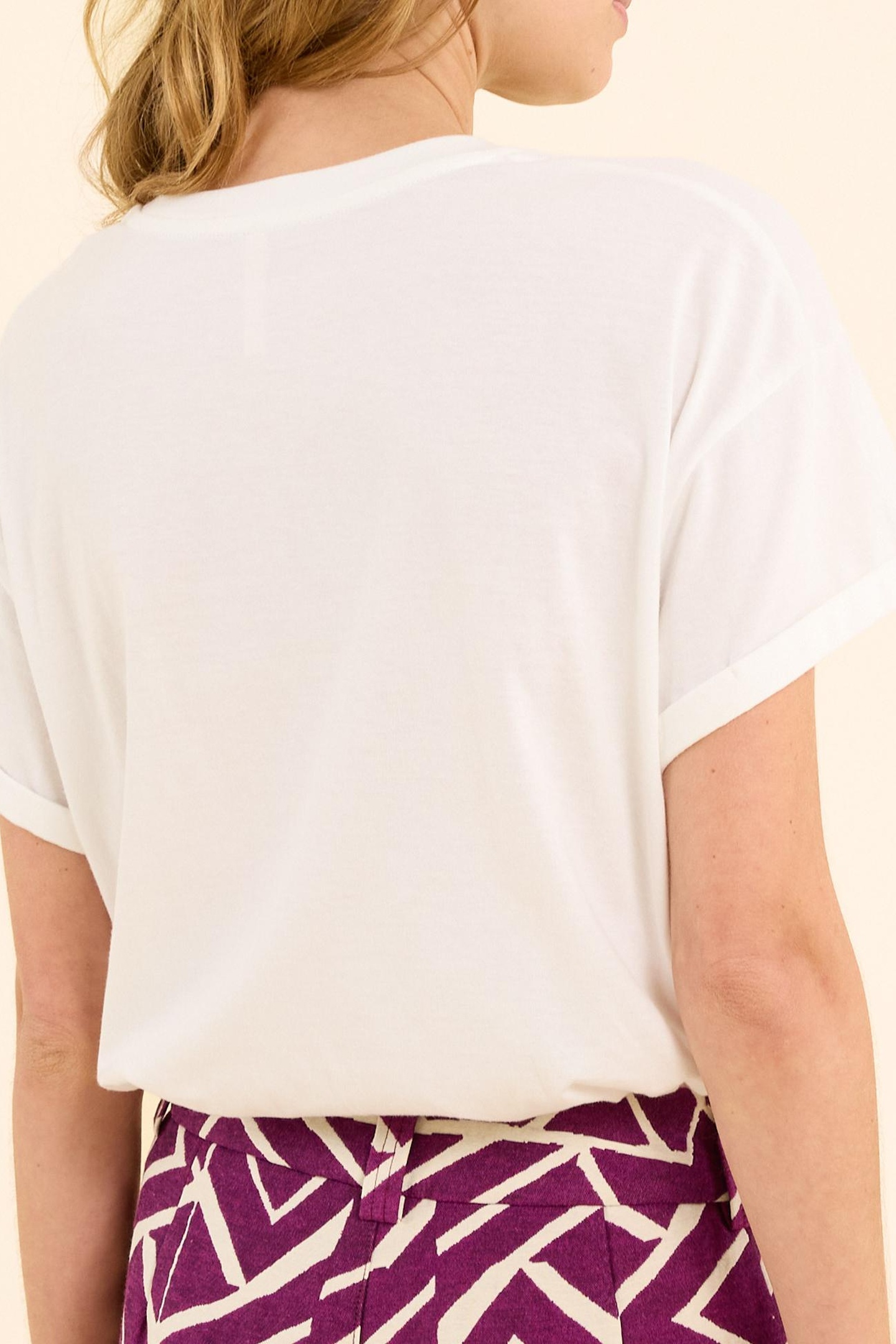 WHITE T-SHIRT WITH MESSAGE AND FISTS OFF-WHITE 5