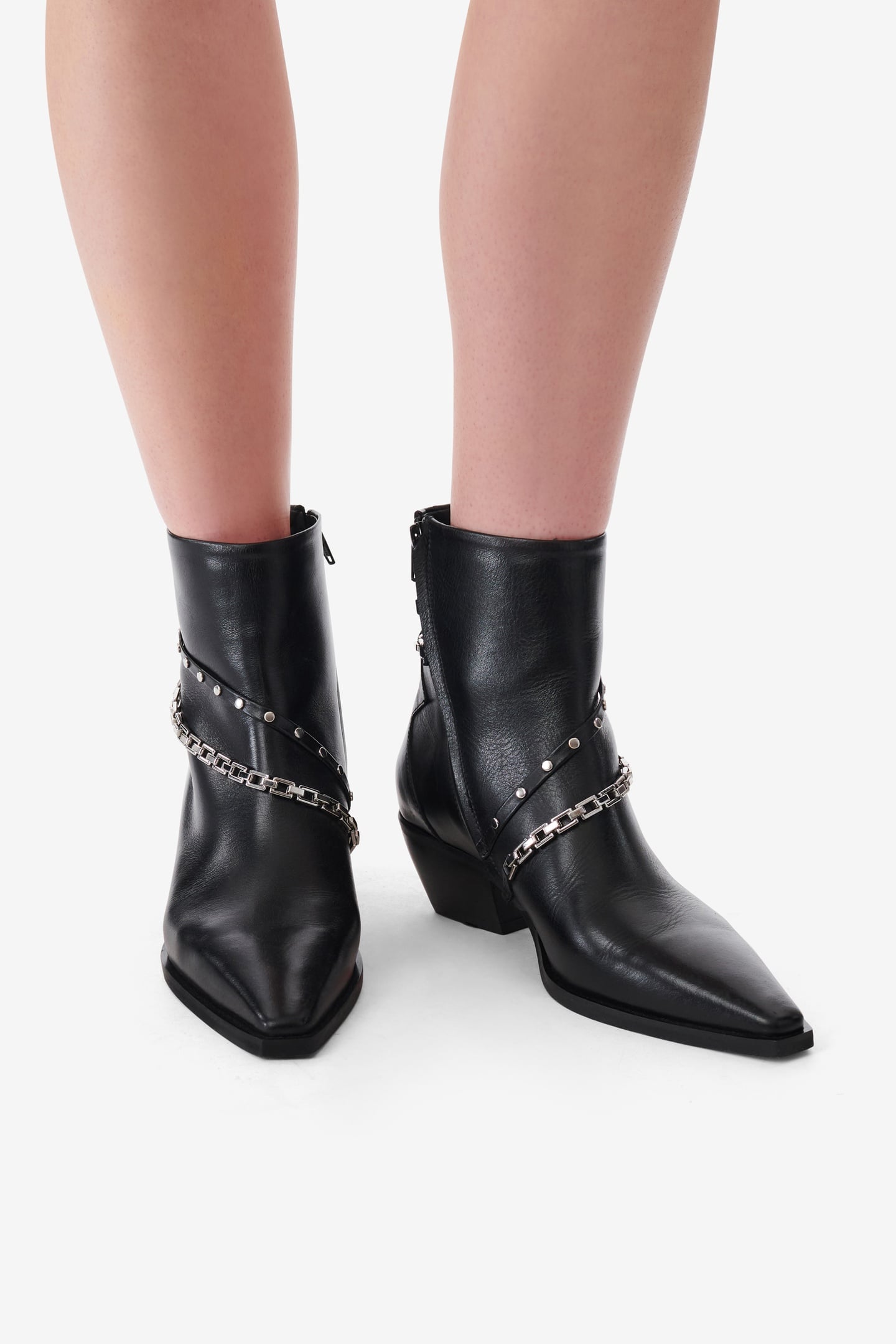 EDDY BOOTS PATENT BLACK 1