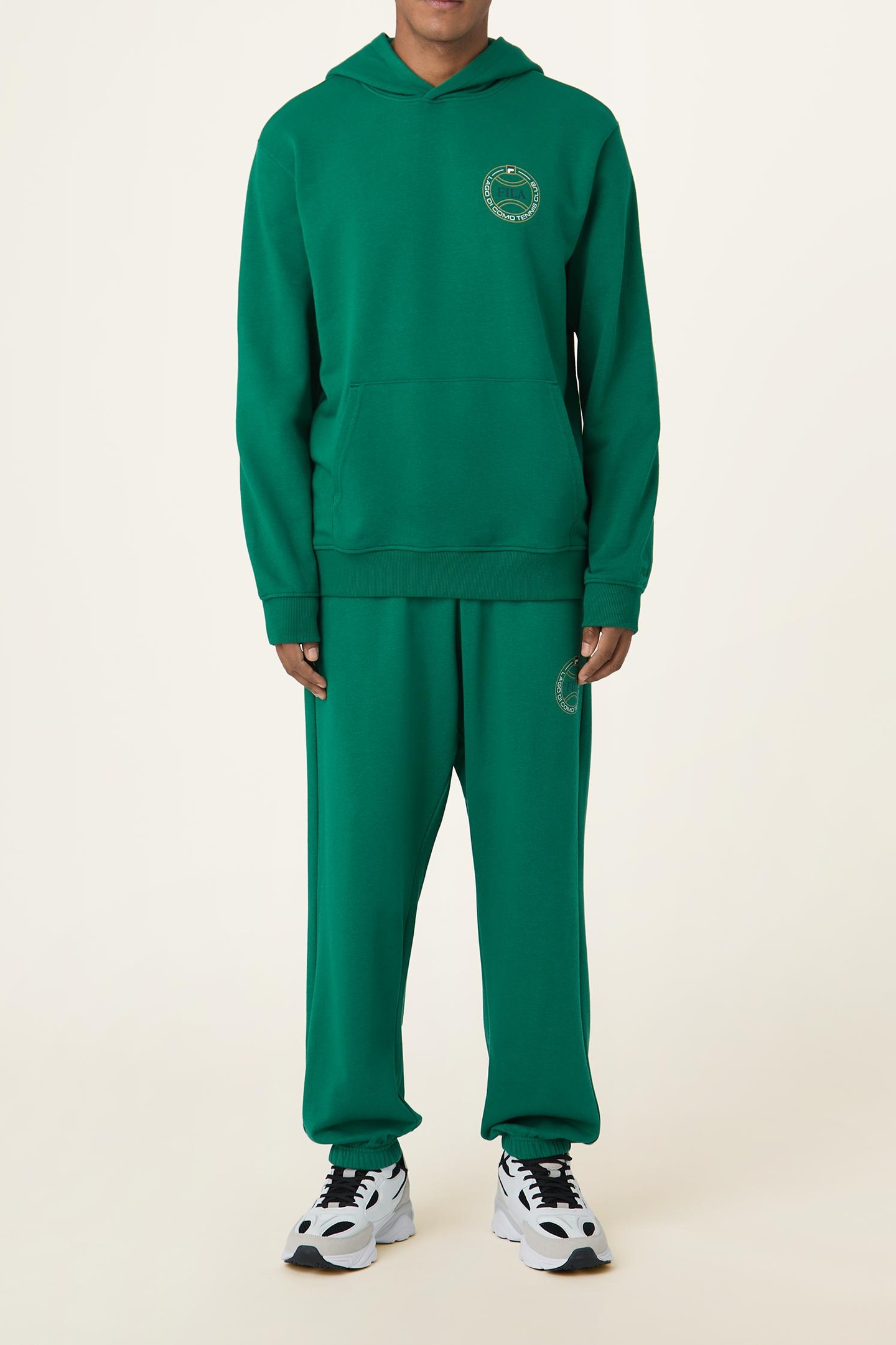 PARELLA RELAXED GRAPHIC HOODIE GREEN JACKET 2