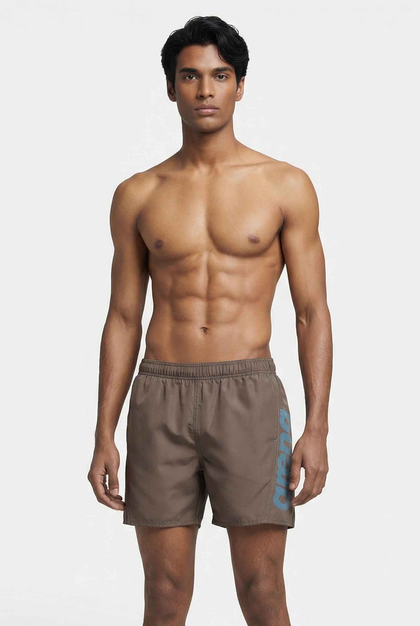 FUNDAMENTALS ARENA LOGO BOXER R DARK OLIVE-TURQUOISE 1