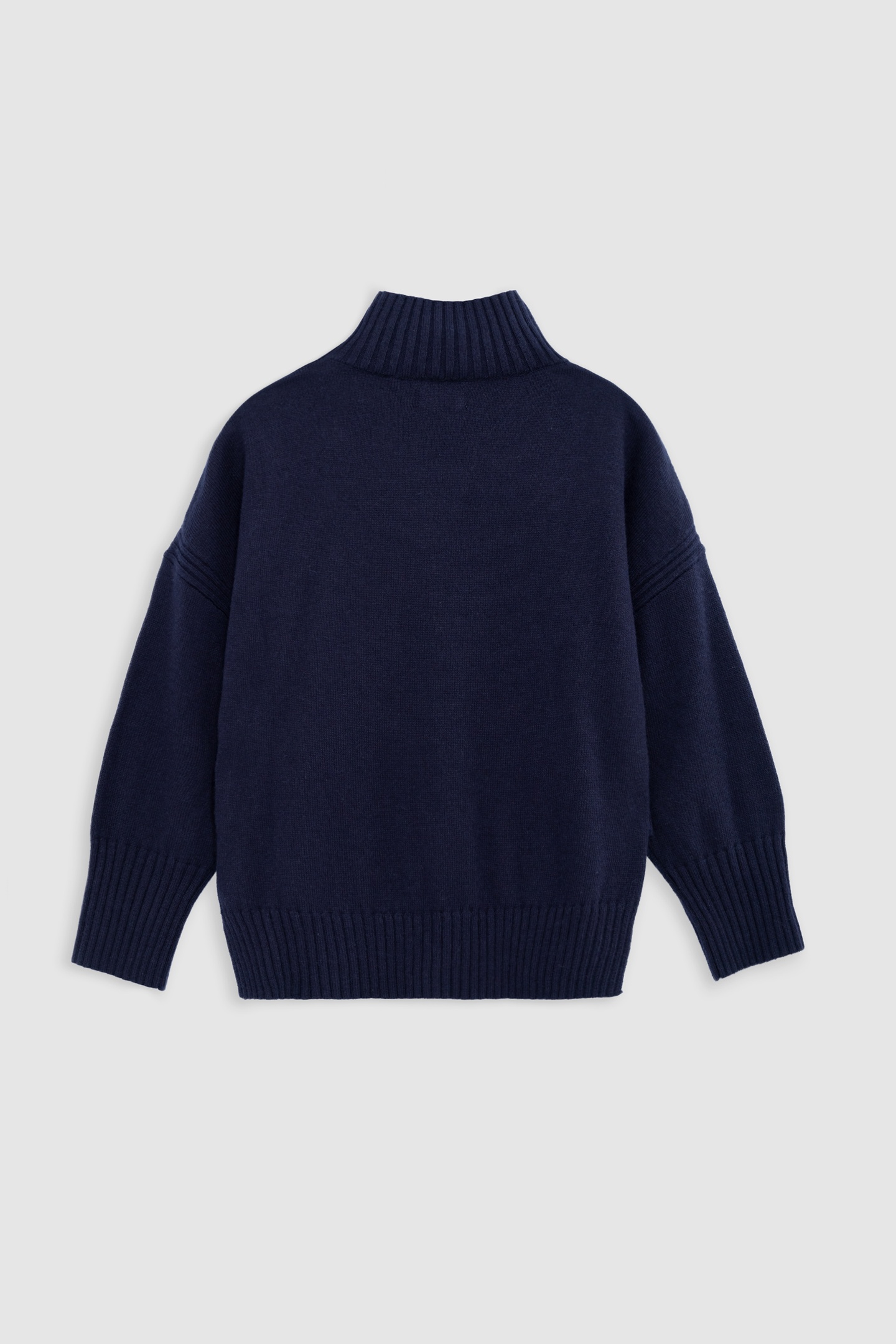 GIRL'S INTARSIA STARS NAVY KNIT SWEATER 2