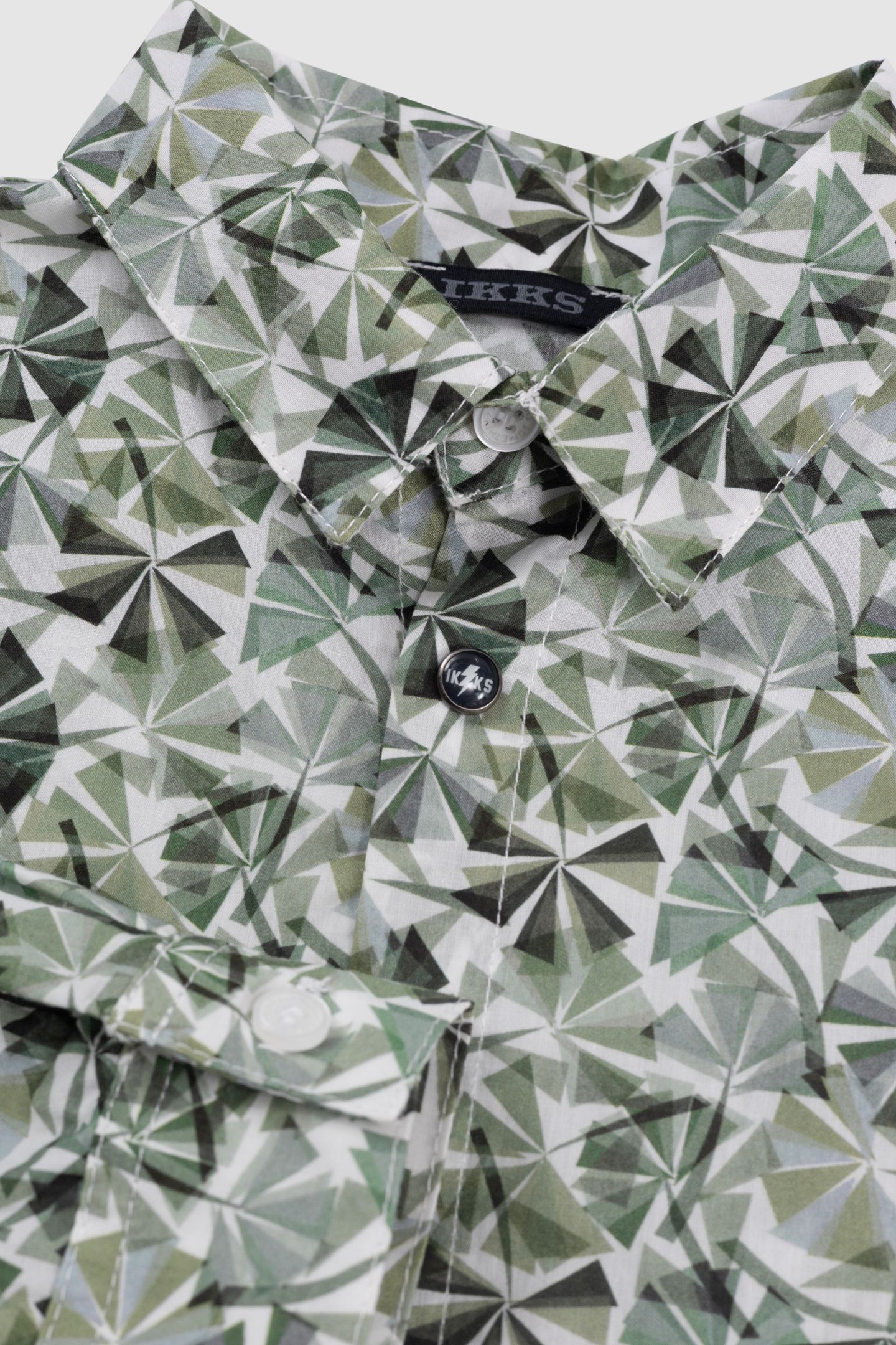 GREEN PRISM LIBERTY FABRIC SHIRT 5