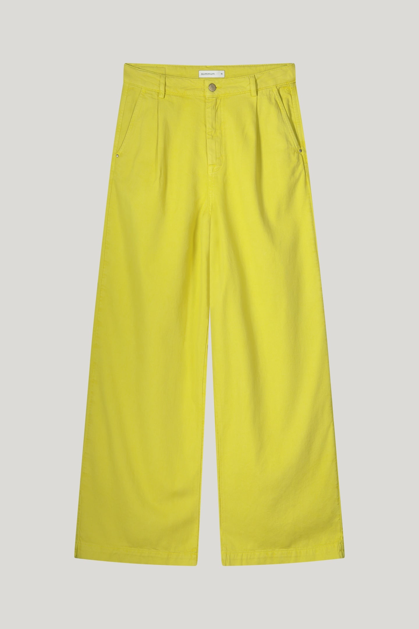WIDELEG PANT SWAY TENCEL MIMOSA YELLOW 3