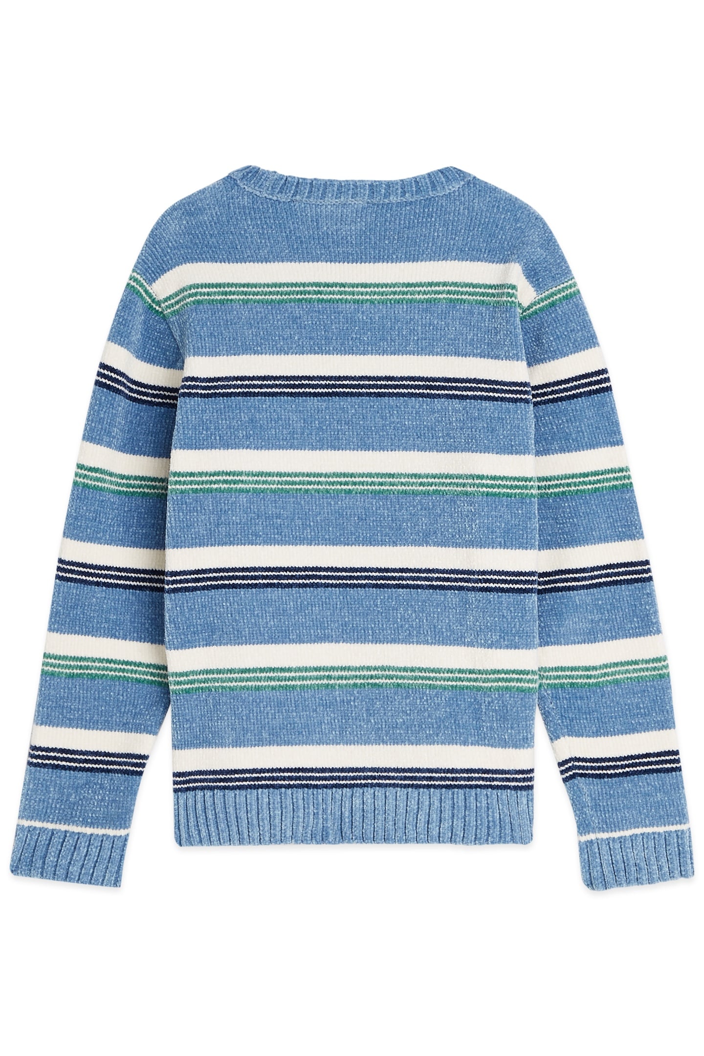 BOYS CREWNECK SWEATER SKY/PEWTER 2
