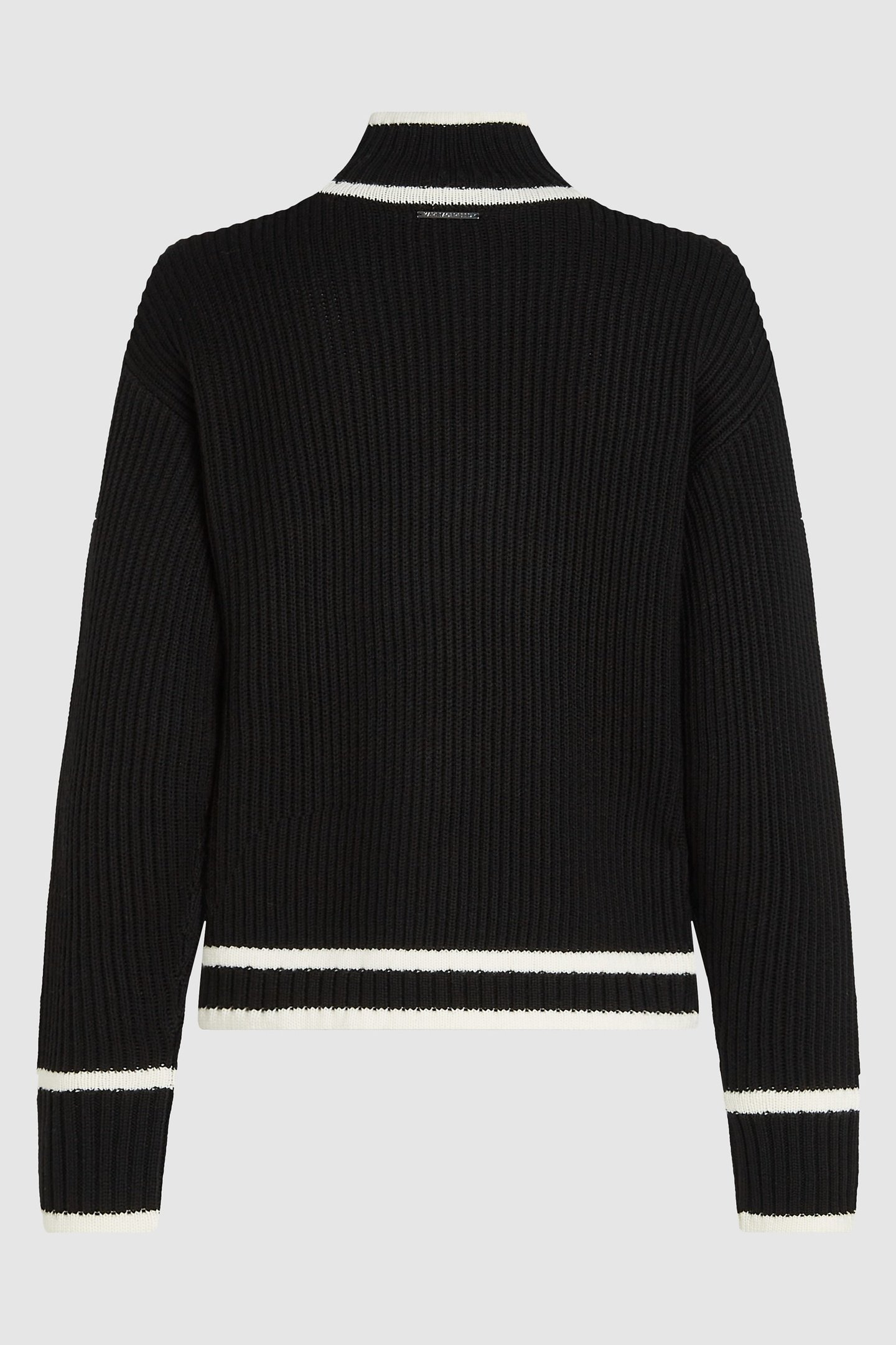 BLACK SOUTACHE AUTOGRAPH KNIT 6