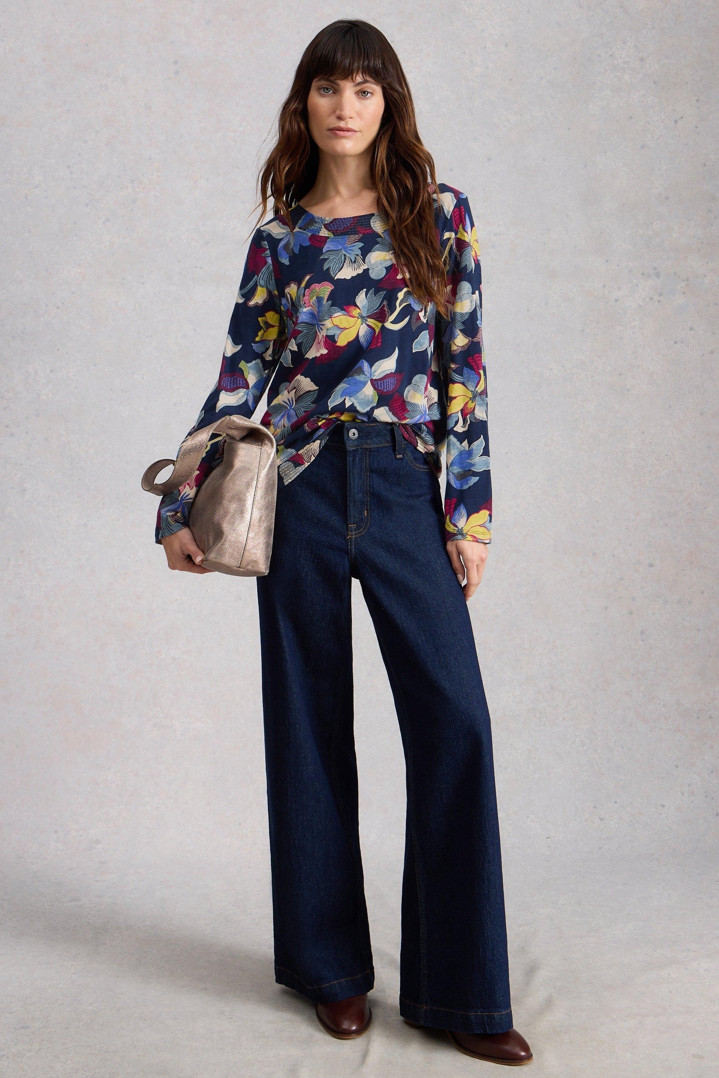 WEAVER LS TEE NAVY PRINT 1