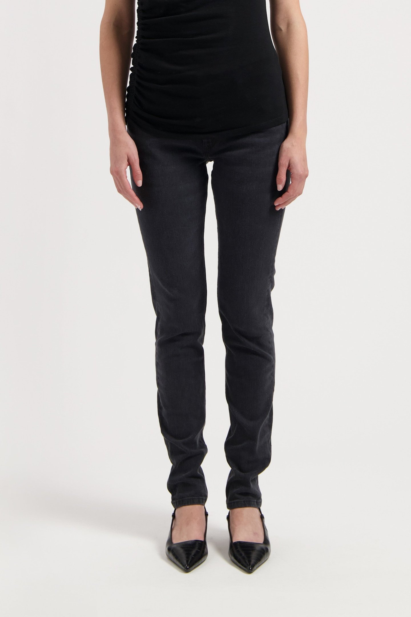 SKYLER MID SKINNY AUTHENTIC BLACK 3