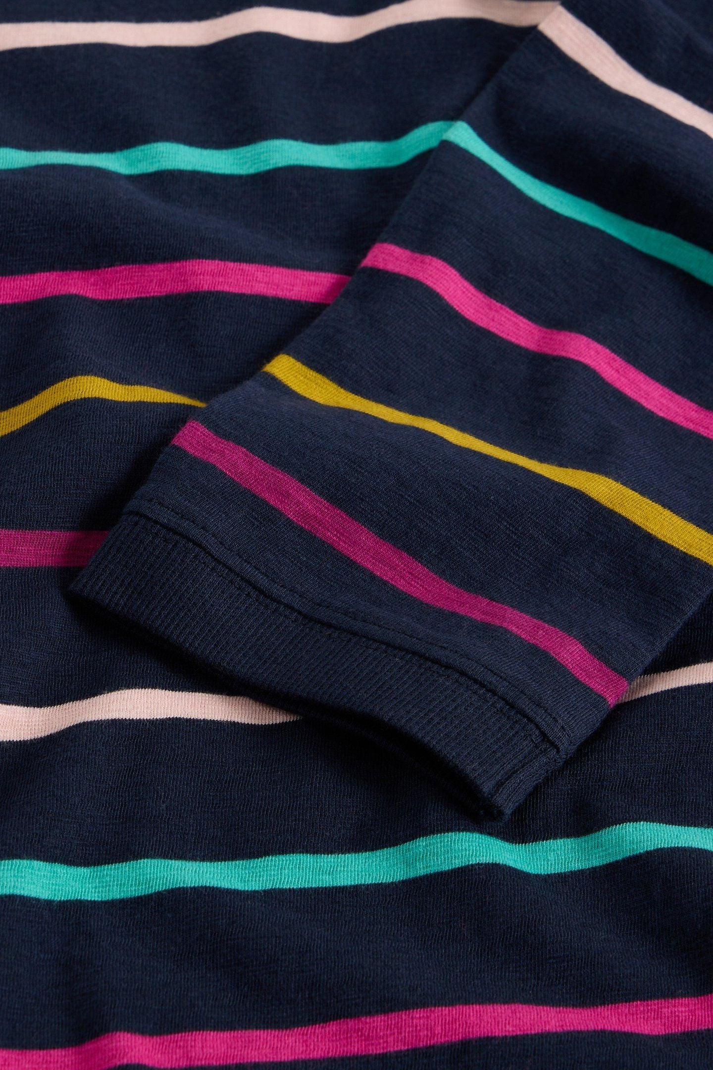 CLARA STRIPE LS TEE NAVY MULTI 5