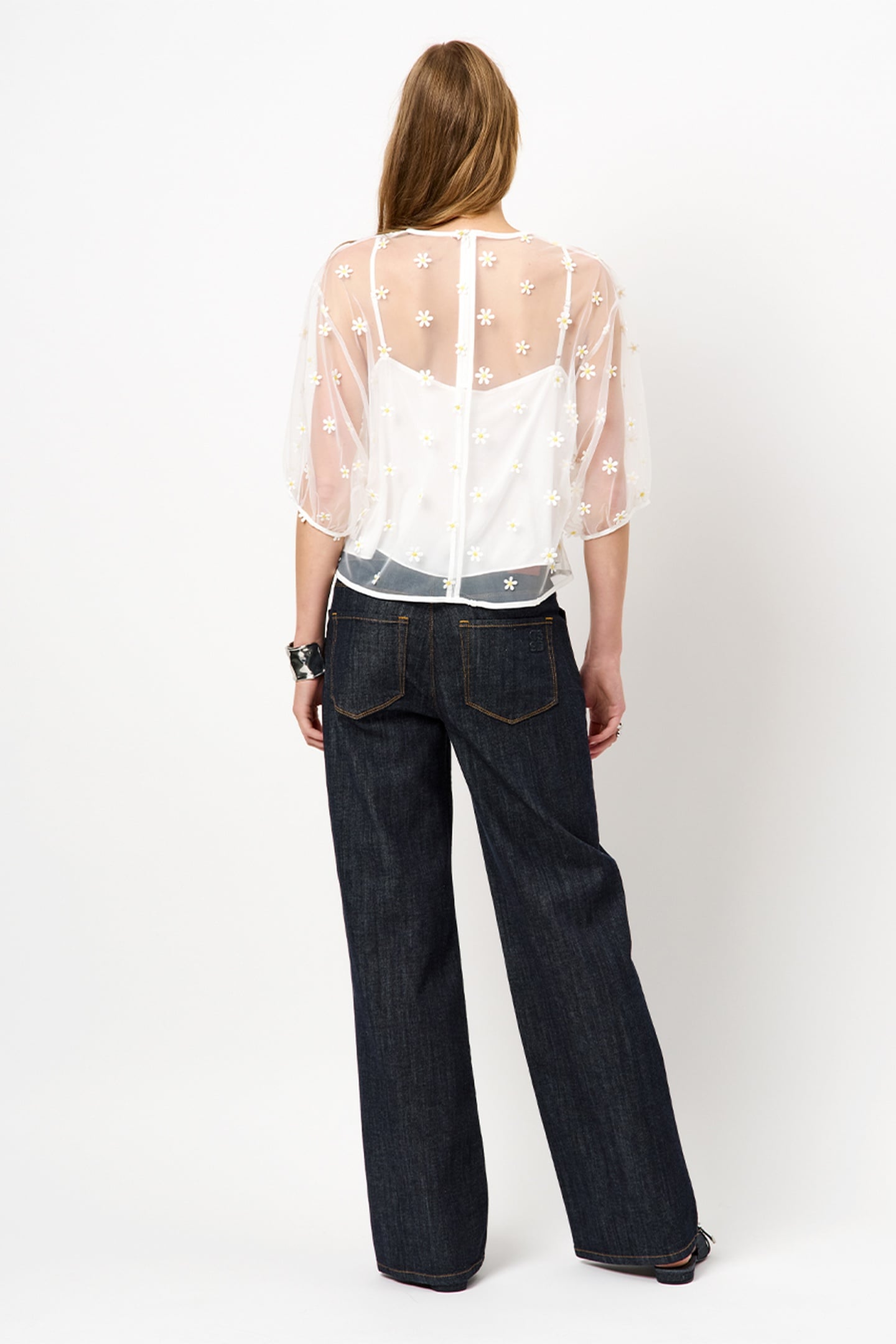 NUIT INDIGO WIDE LEG JEANS DARK INDIGO 2