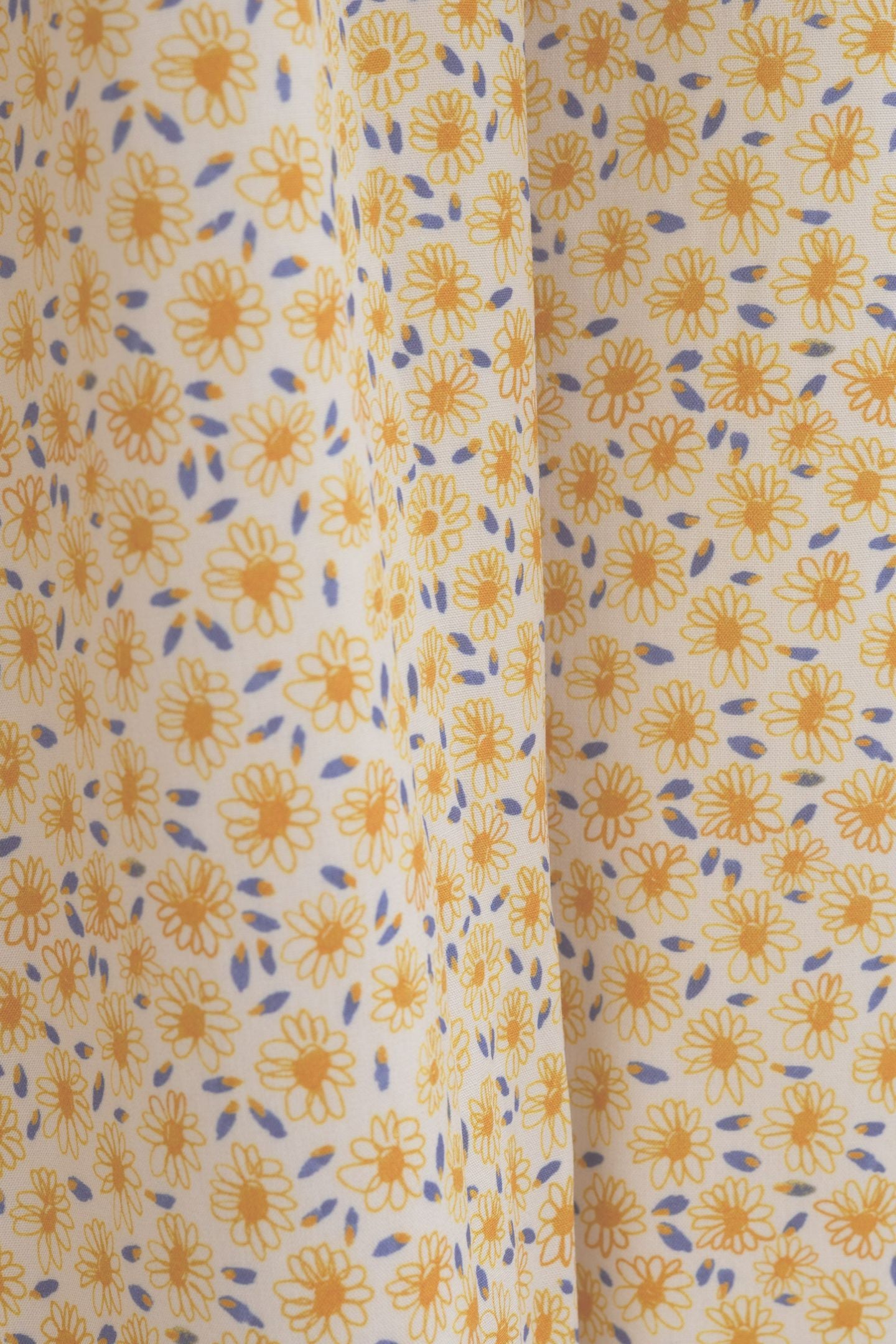 FLORAL PRINT LONG DRESS YELLOW 7