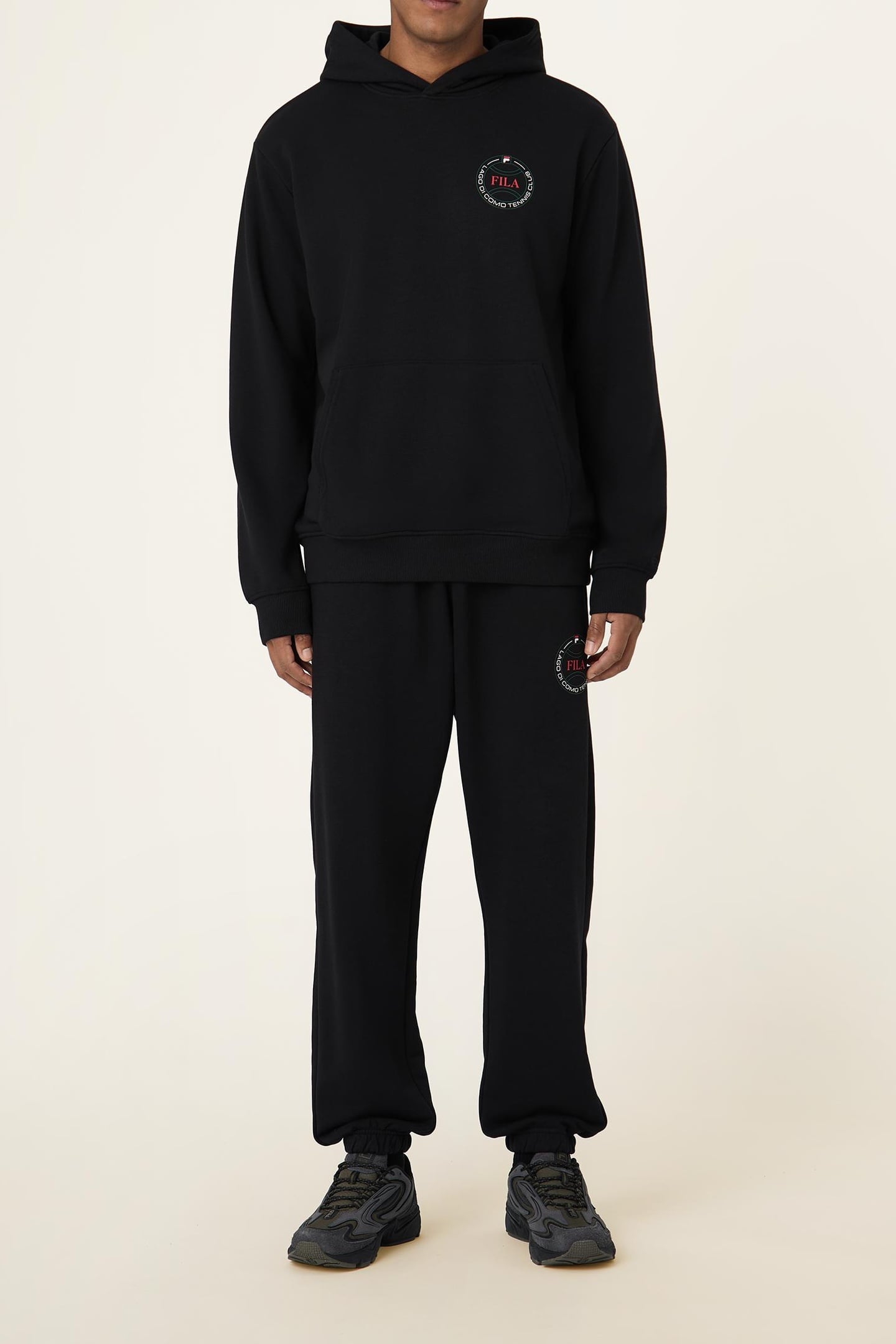 PARELLA RELAXED GRAPHIC HOODIE BLACK 2