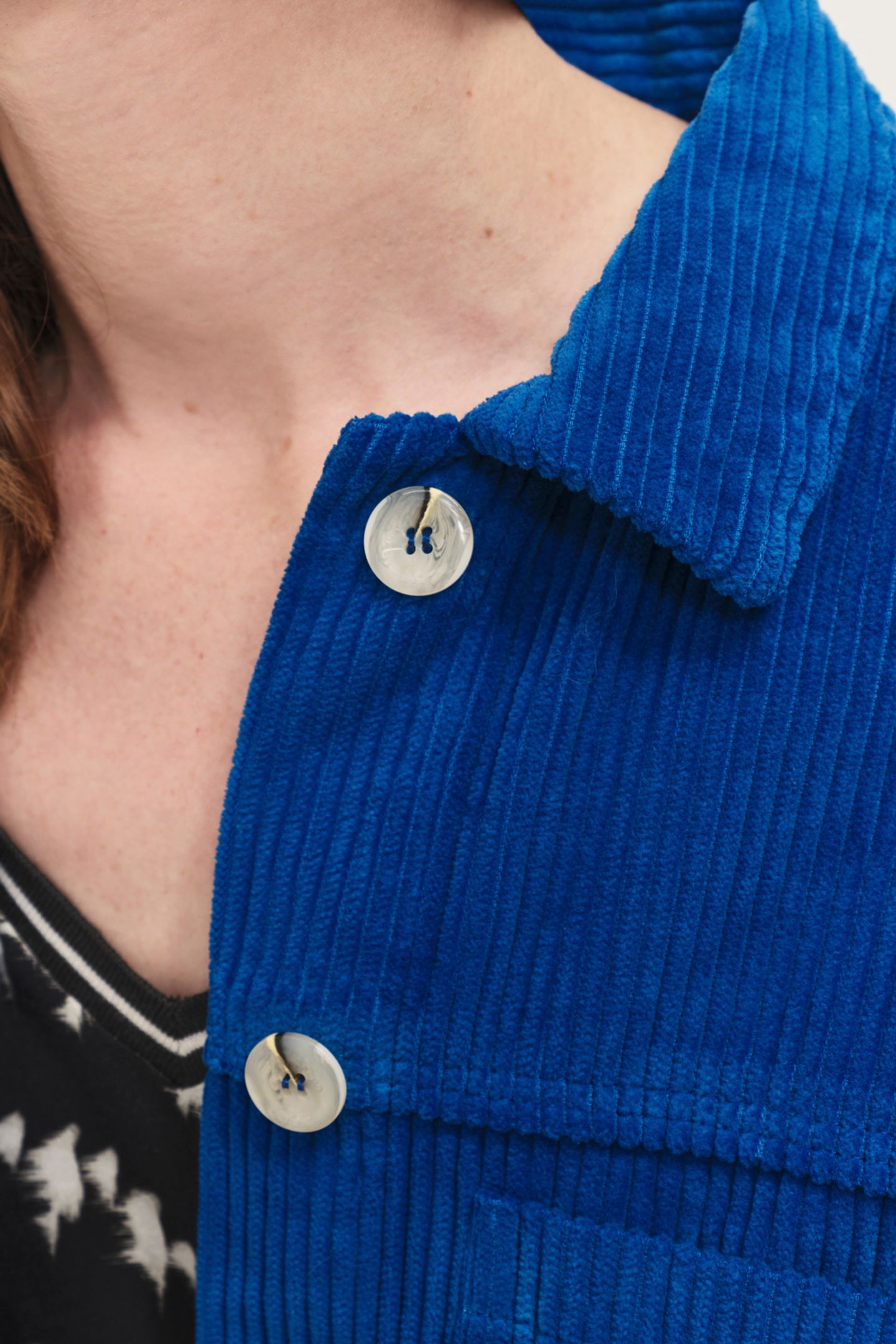 CESAR - SAPPHIRE BLUE CORDUROY SHIRT 6