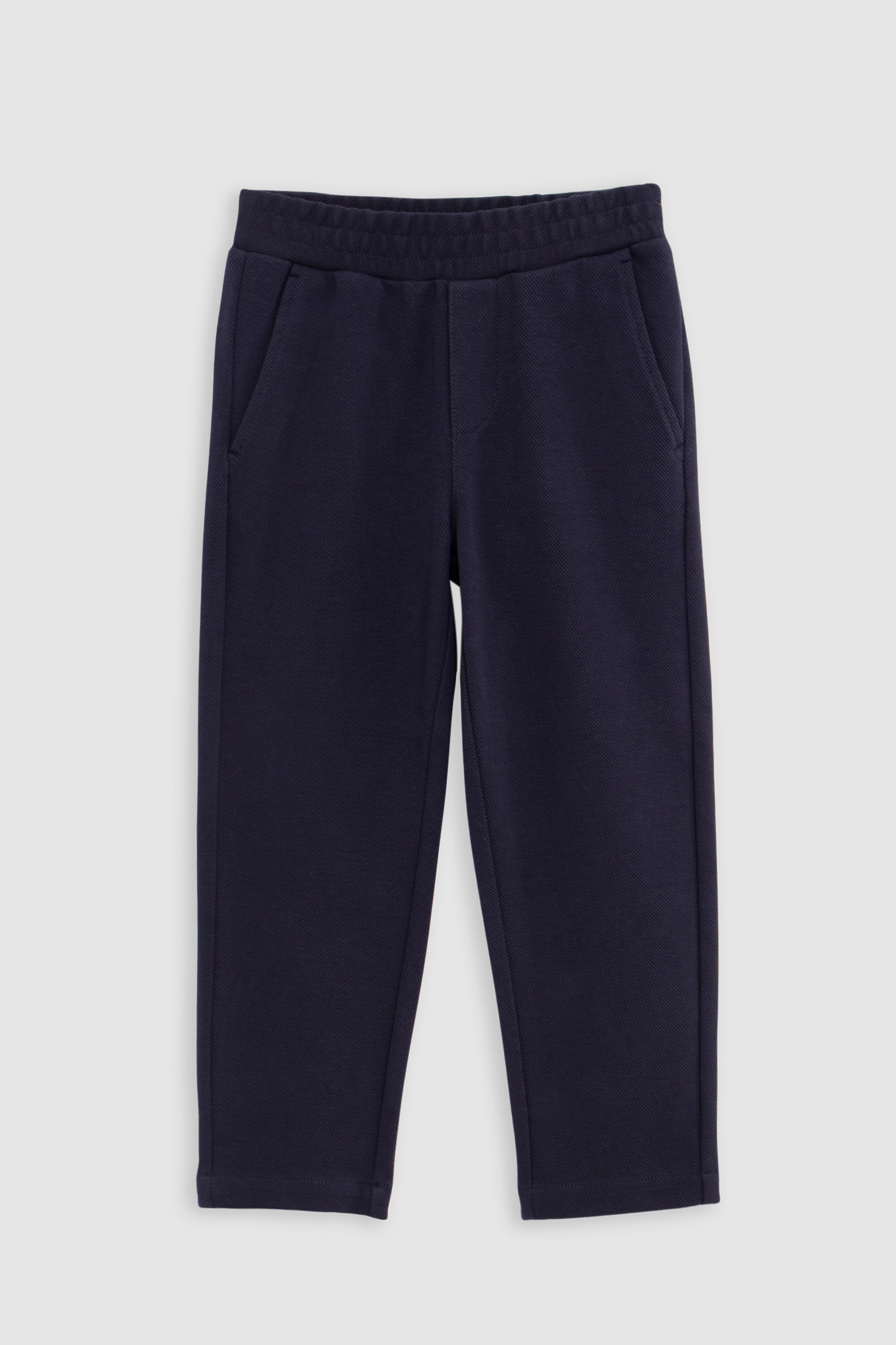 BOY'S OTTOMAN NAVY KNIT JOGPANTS 1
