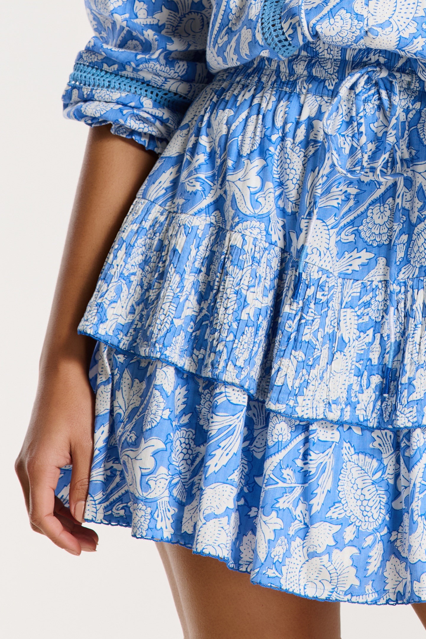 GEMMA SKIRT FLOWER BLUE PERIWINKLE FLOWER 10