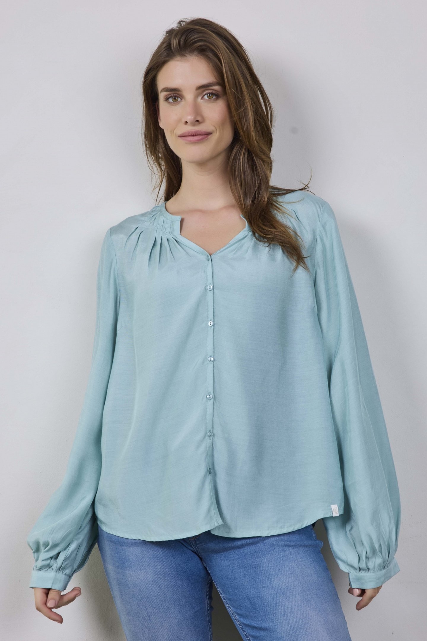 BLOUSE SKY SURF GREEN 3