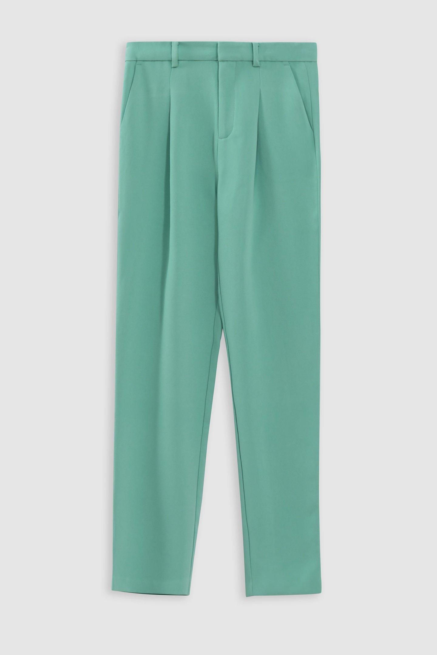 GREEN RECYCLED POLYESTER SUIT PANTS 4