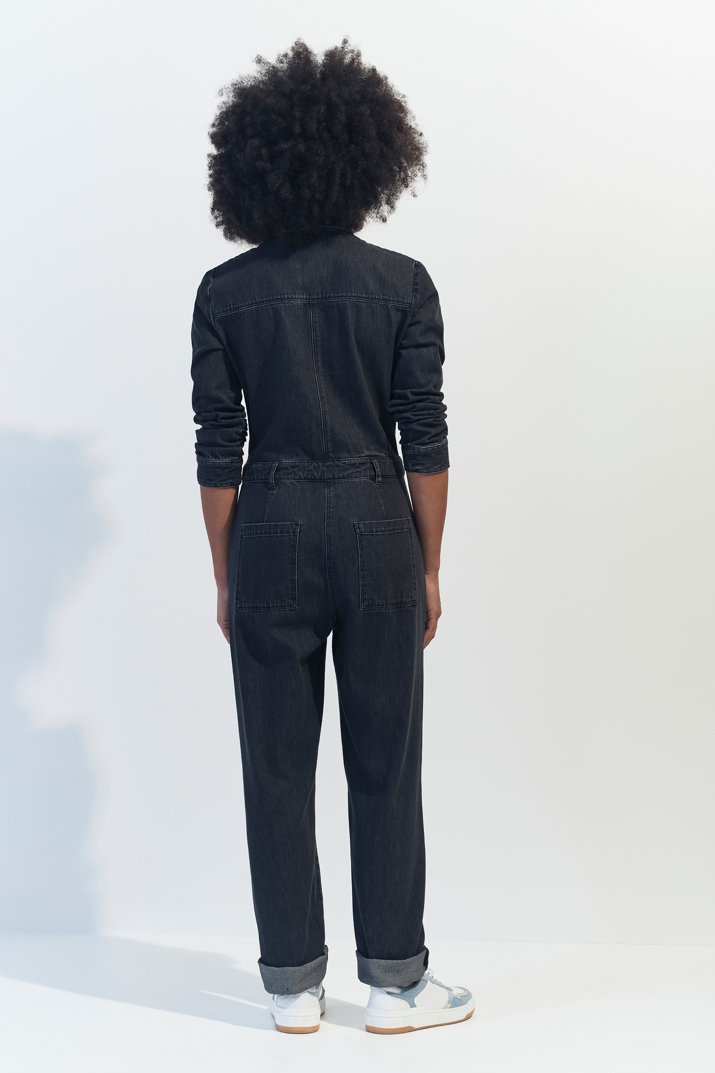 RONIN - WATERLESS GREY DENIM JUMPSUIT 3