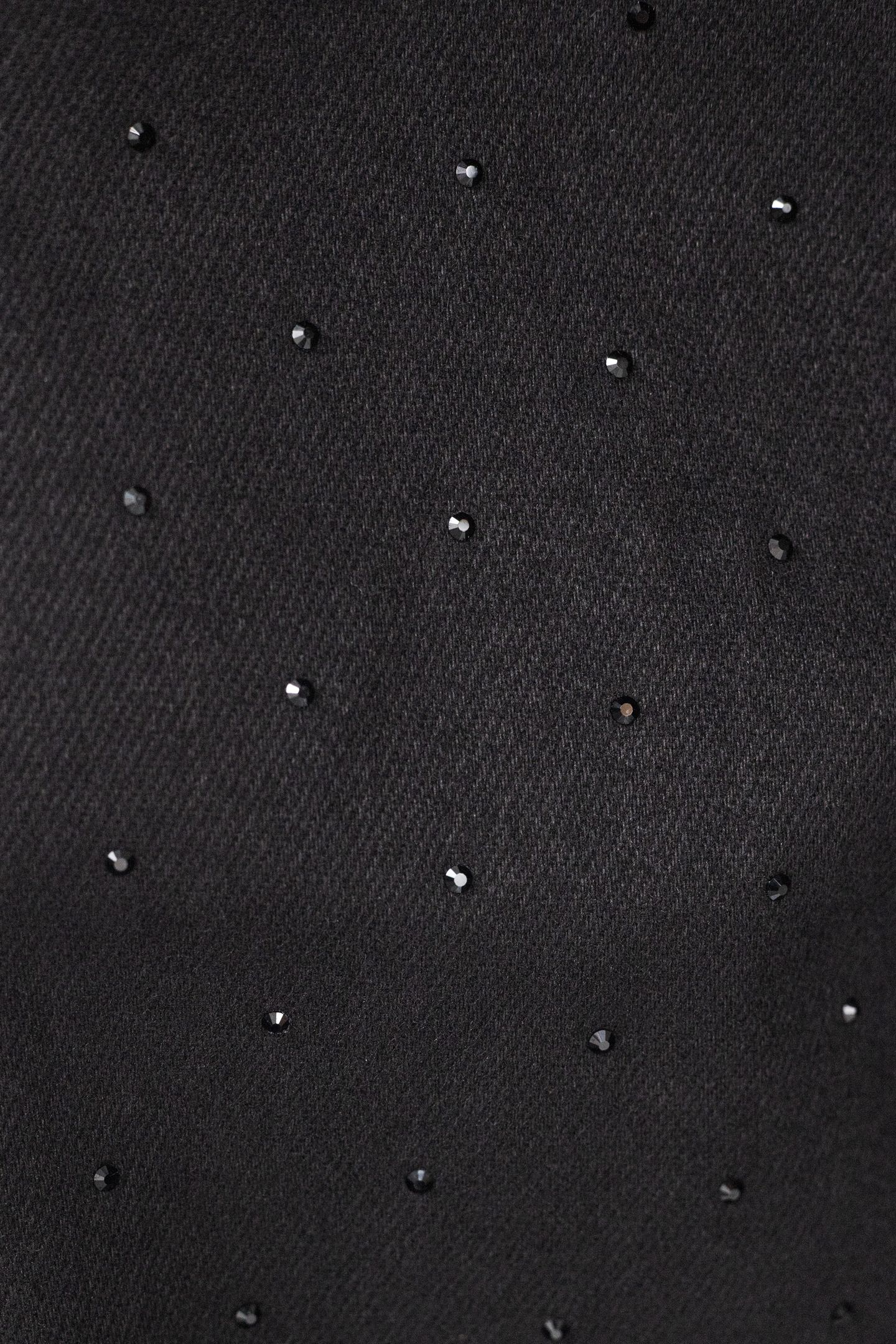 JANIS BLACK RHINESTONE STRAIGHT-LEG JEANS 7