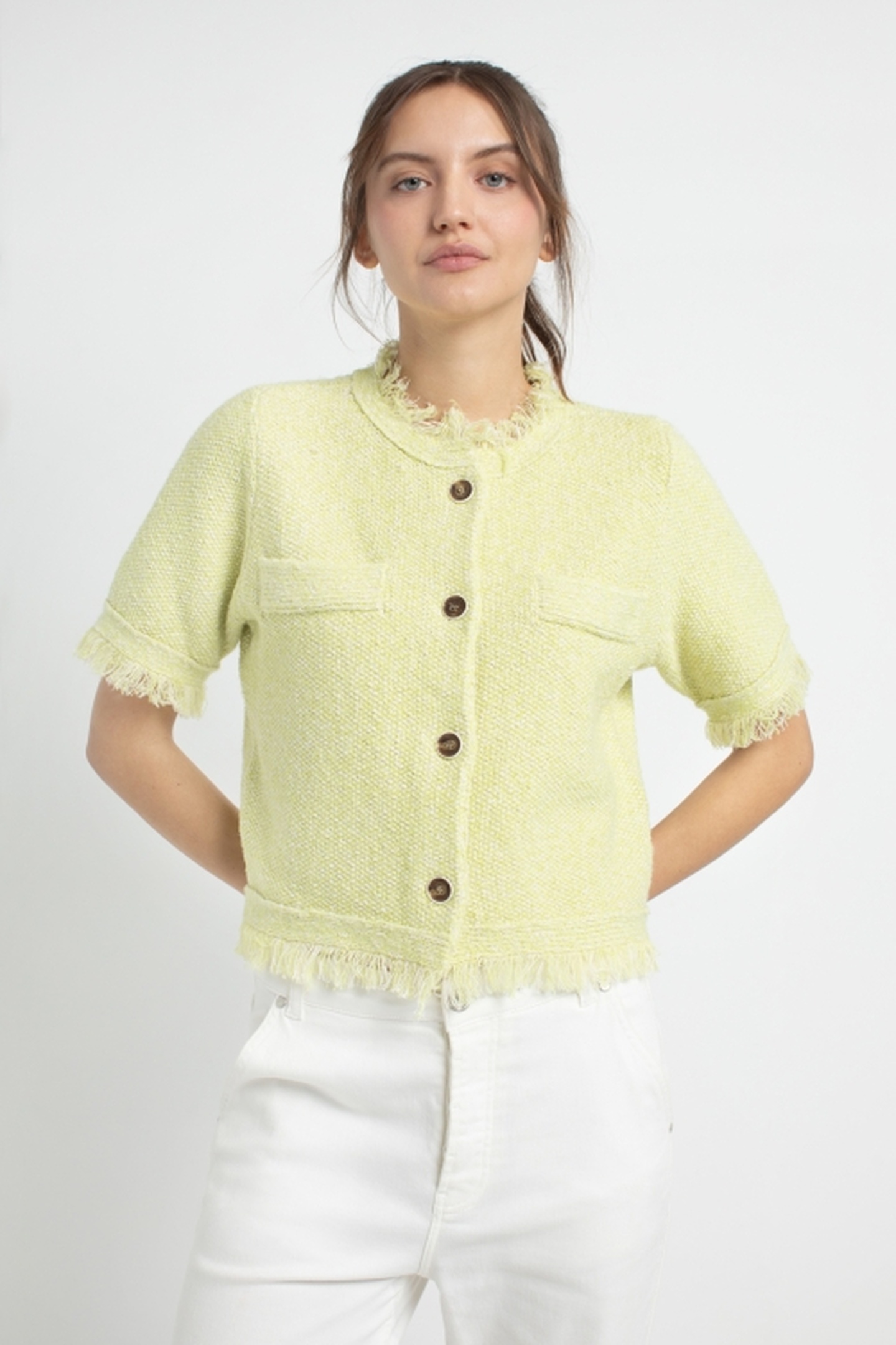 JOOSJE CARDIGAN KEY LIME 1