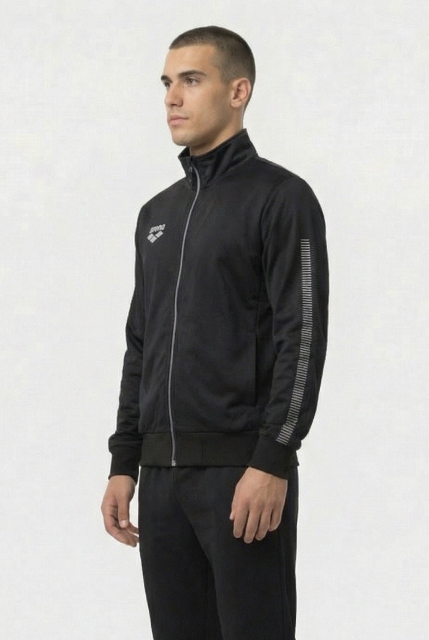 UNISEX TL KNITTED POLY JACKET BLACK 4