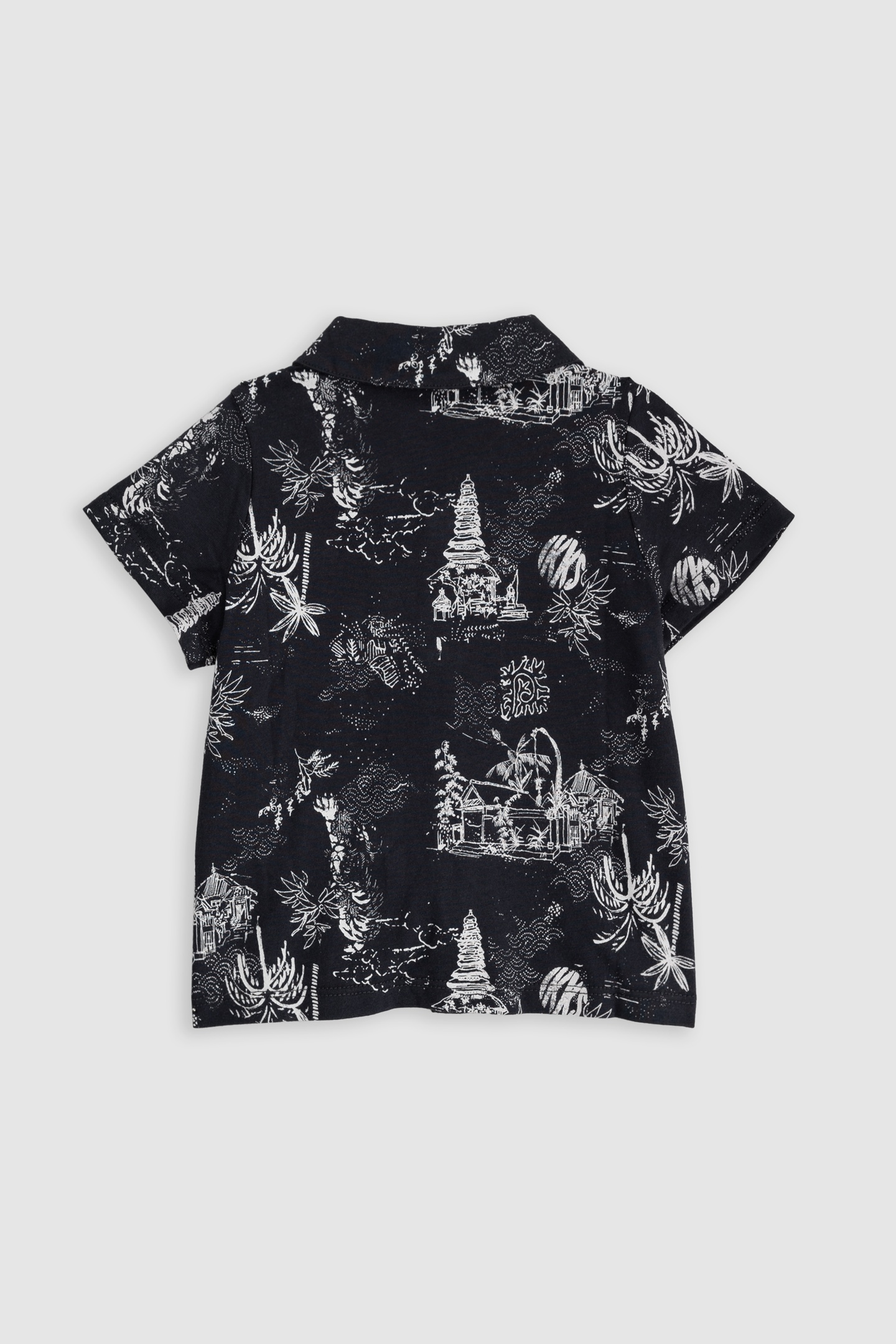 GREY JUNGLE PRINT SHIRT 2