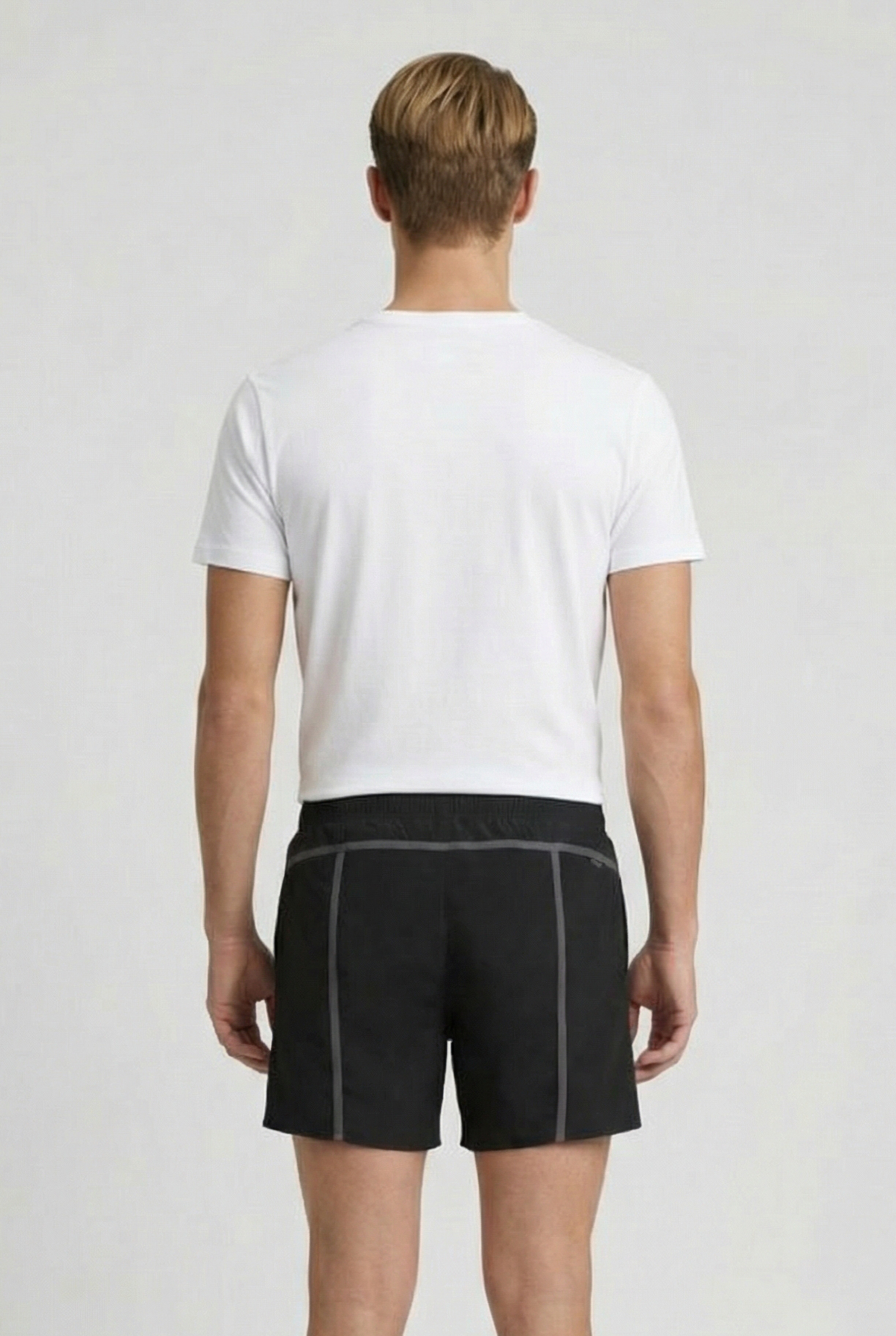 MEN'S ARENA PRO_FILE BEACH SHORT BLACK-ASPHALT-GOLD 2