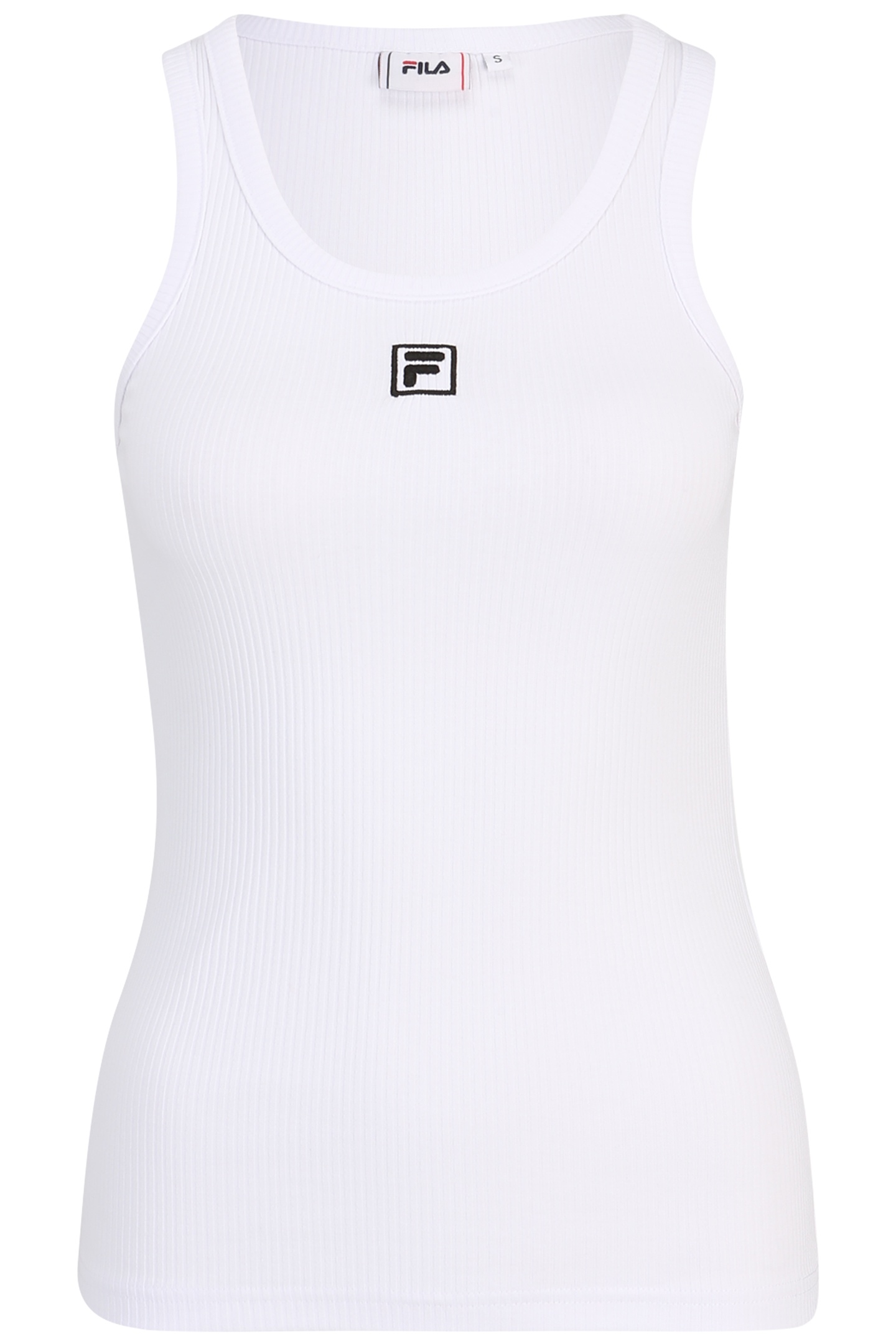 LES RIBBED TANK TOP BRIGHT WHITE 1