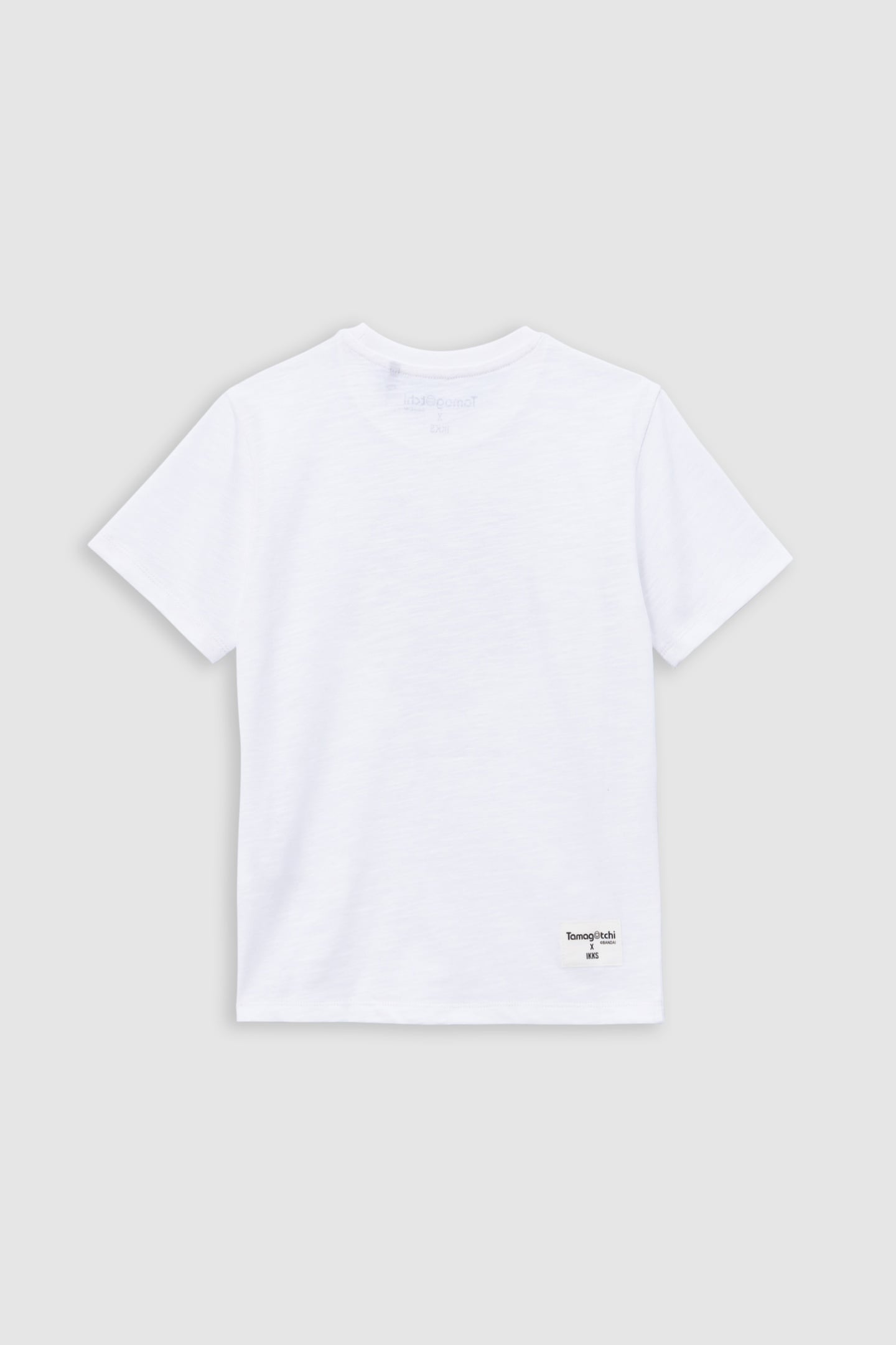 WHITE ORGANIC T-SHIRT WITH SEQUINS TAMAGOTCHI X IKKS 3