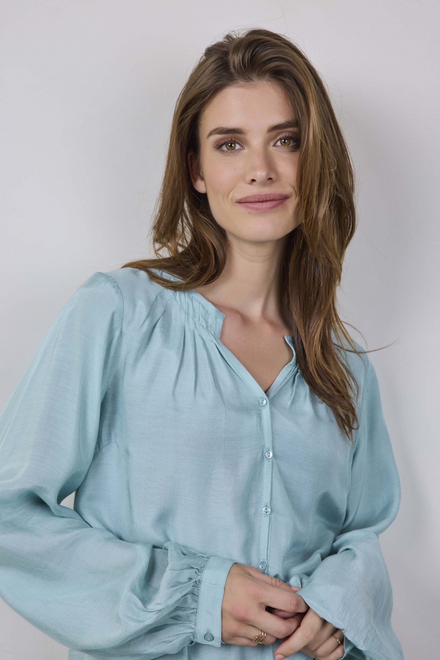 BLOUSE SKY SURF GREEN 1