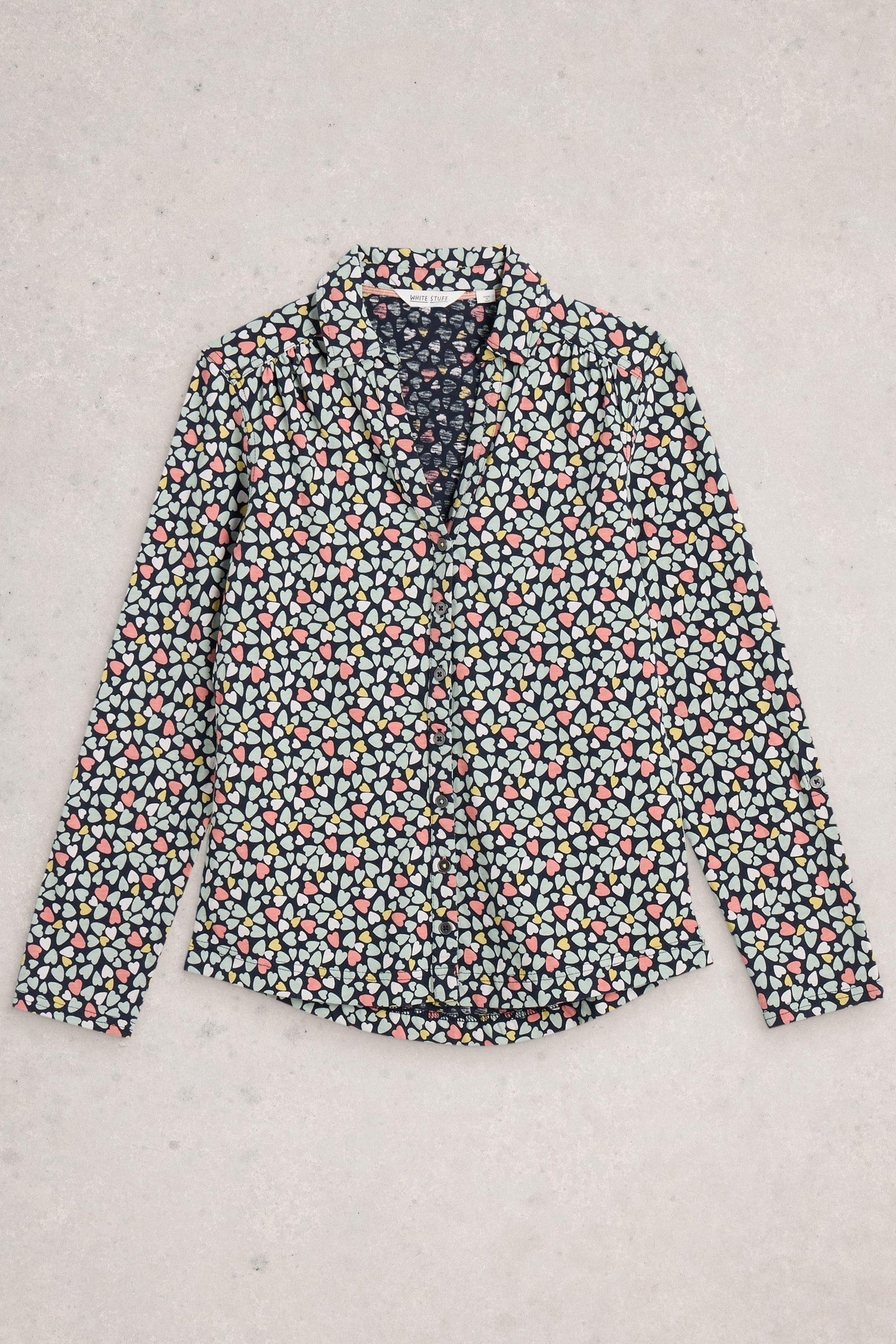 ANNIE JERSEY SHIRT BLUE MULTI 3