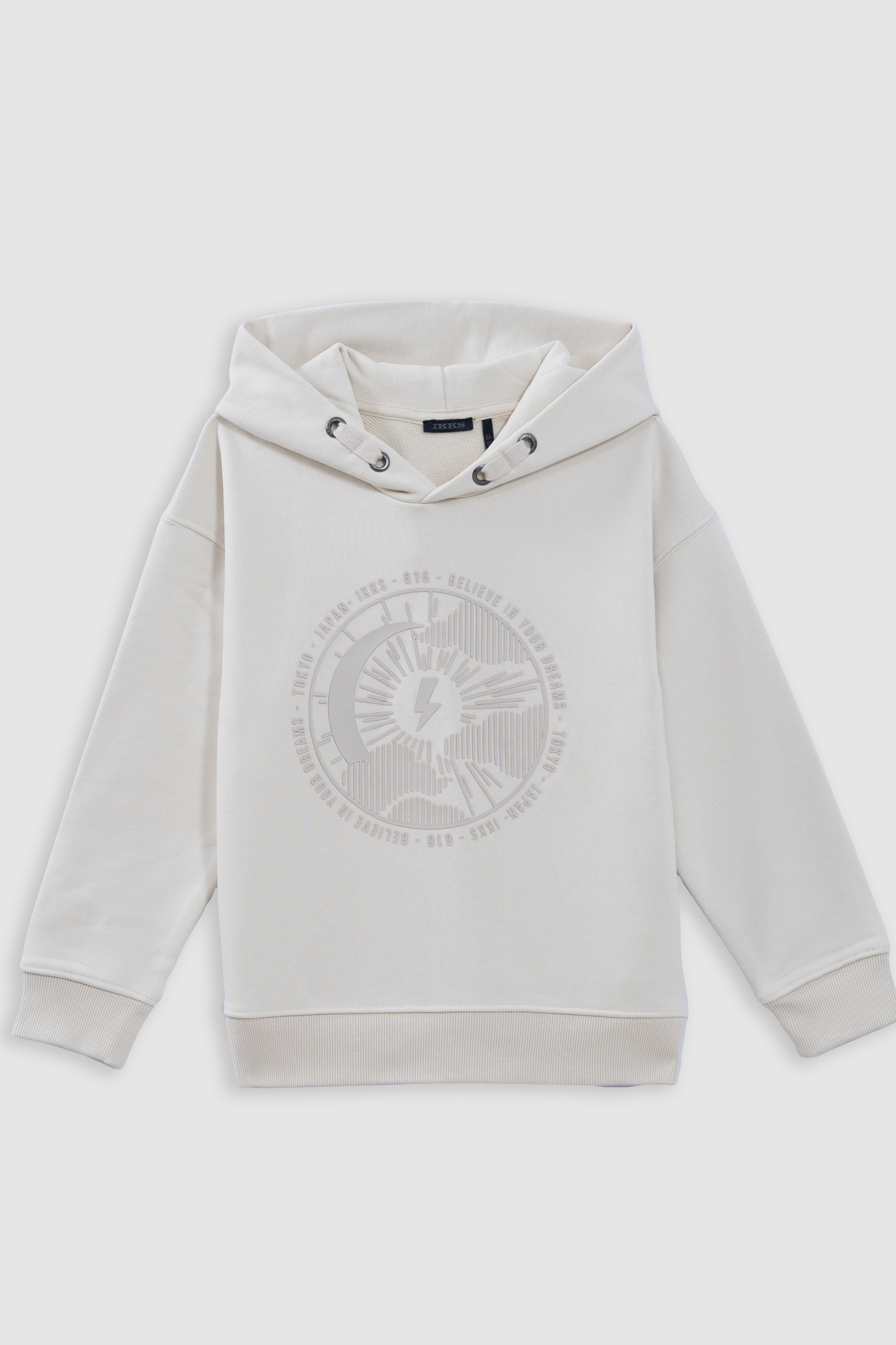 BEIGE SUN-MOON HOODIE 1