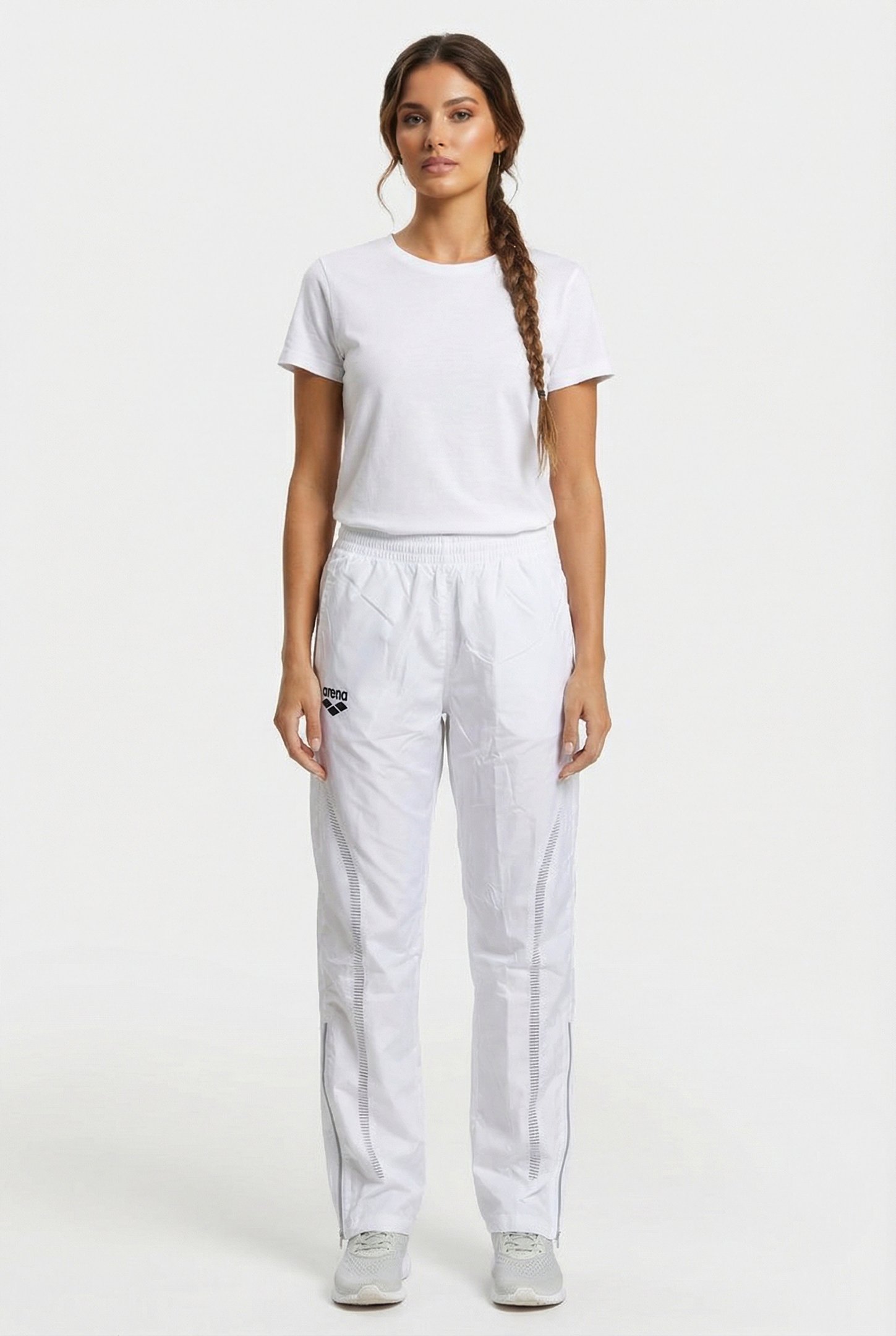UNISEX TL WARM UP PANT WHITE 1