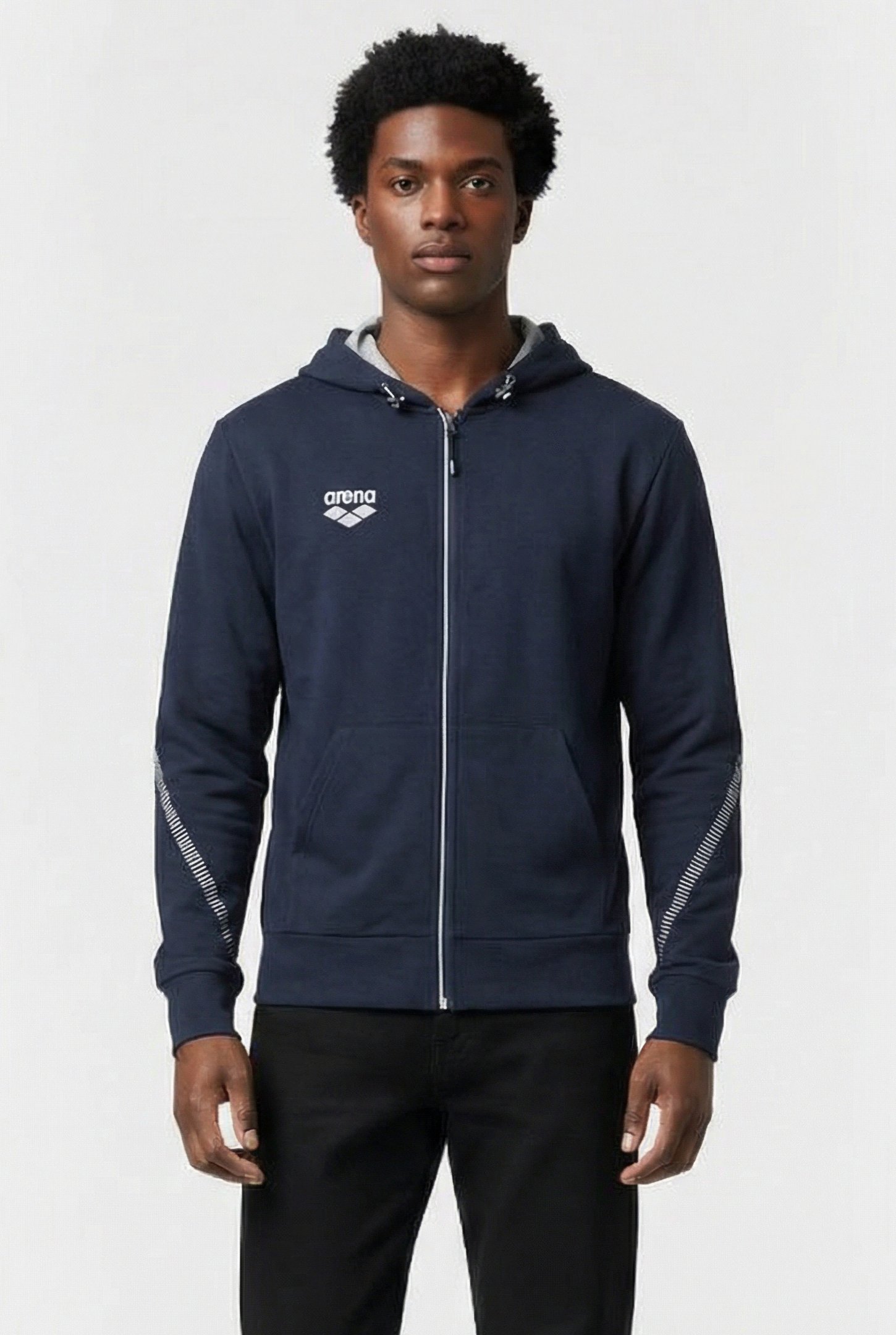UNISEX TL HOODED JACKET NAVY 1