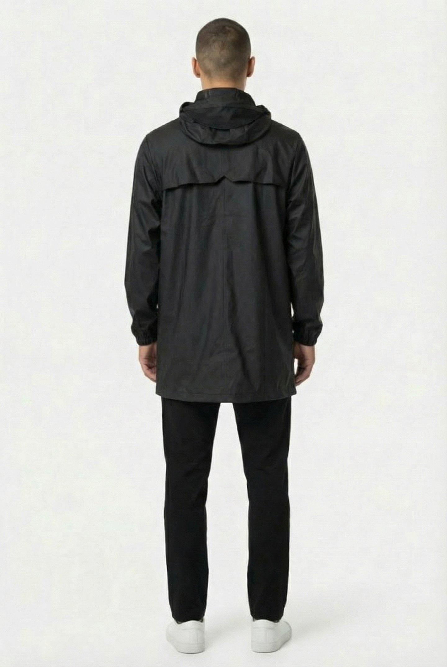 UNISEX CARGO LONG JACKET W3 BLACK 5