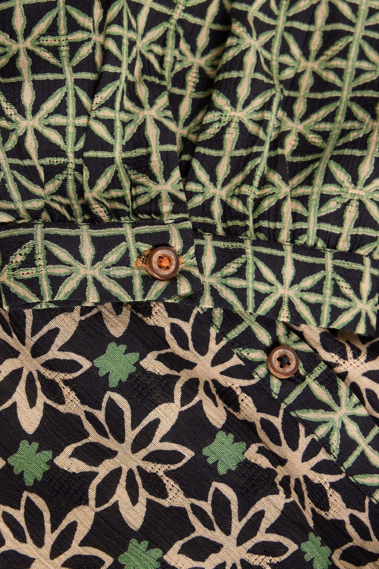 MABEL MIXED PRINT DRESS BLACK MULTI 4